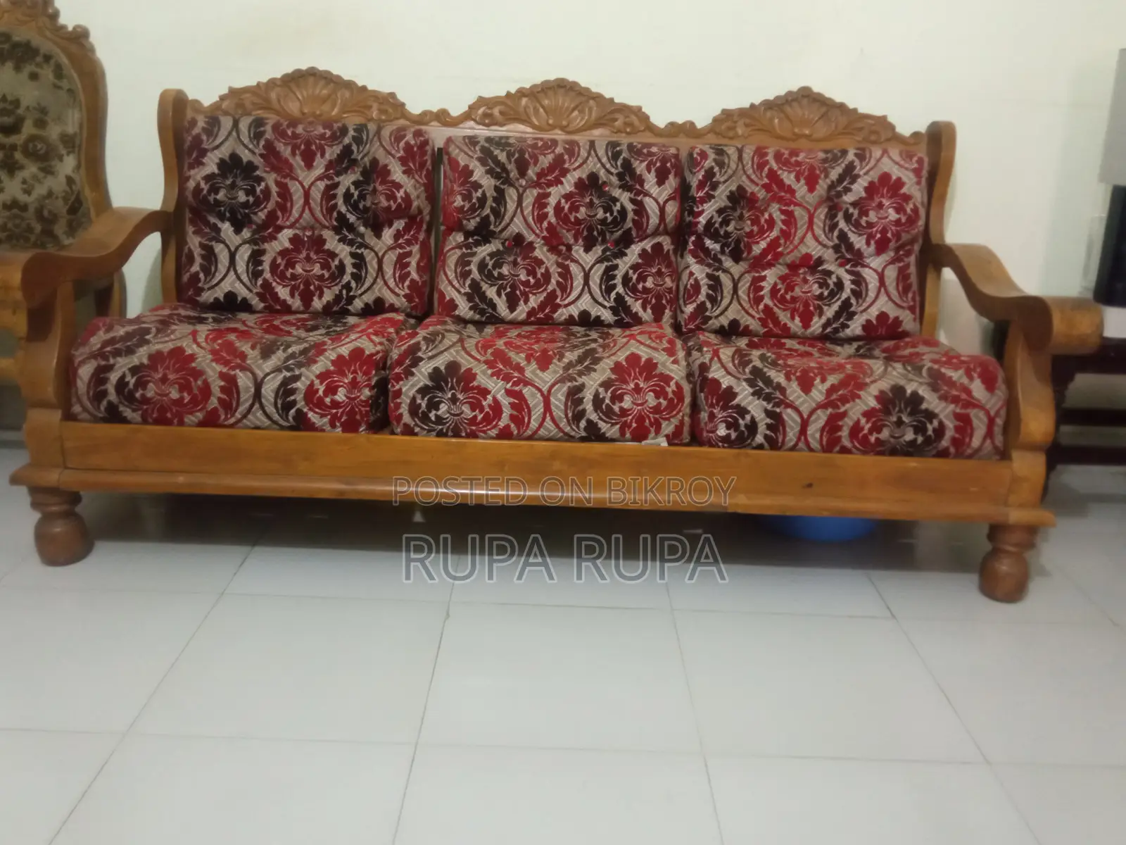 Royal Sofa Set Made from Original Teak Root Wood