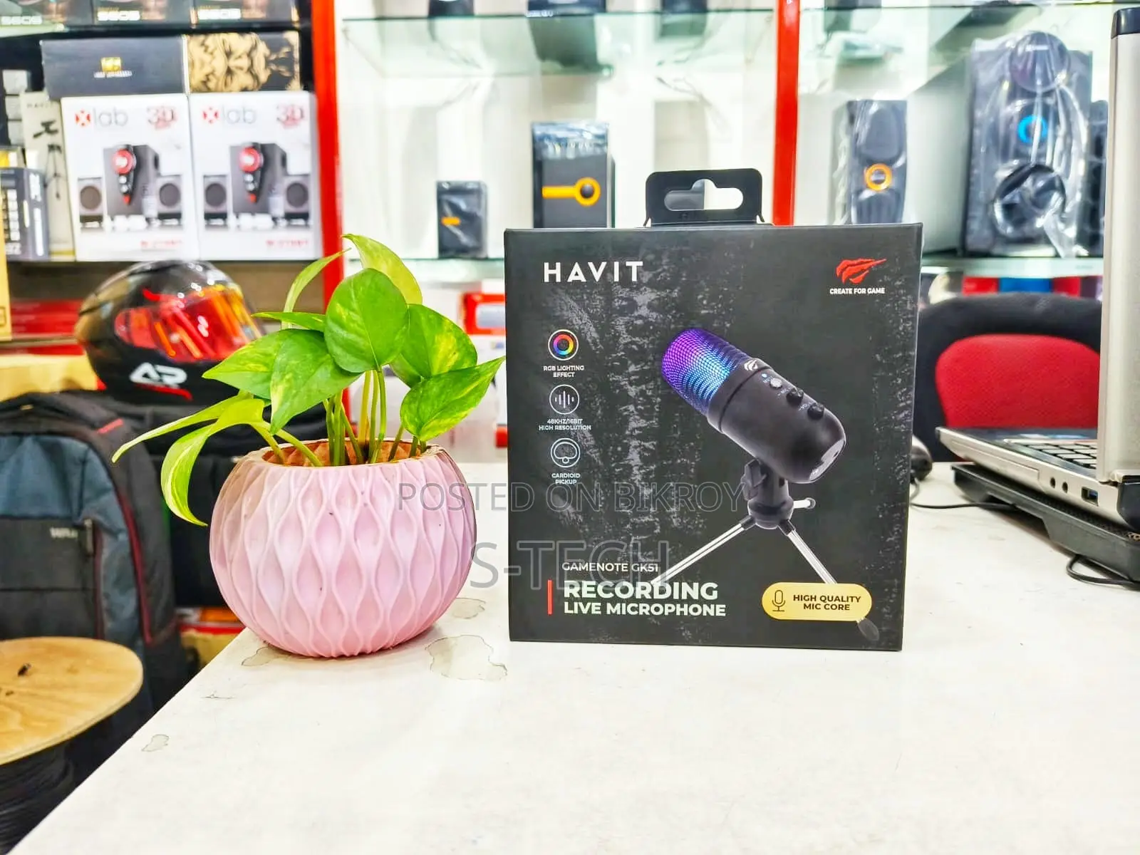 Havit GK51 GAMENOTE RGB USB Microphone