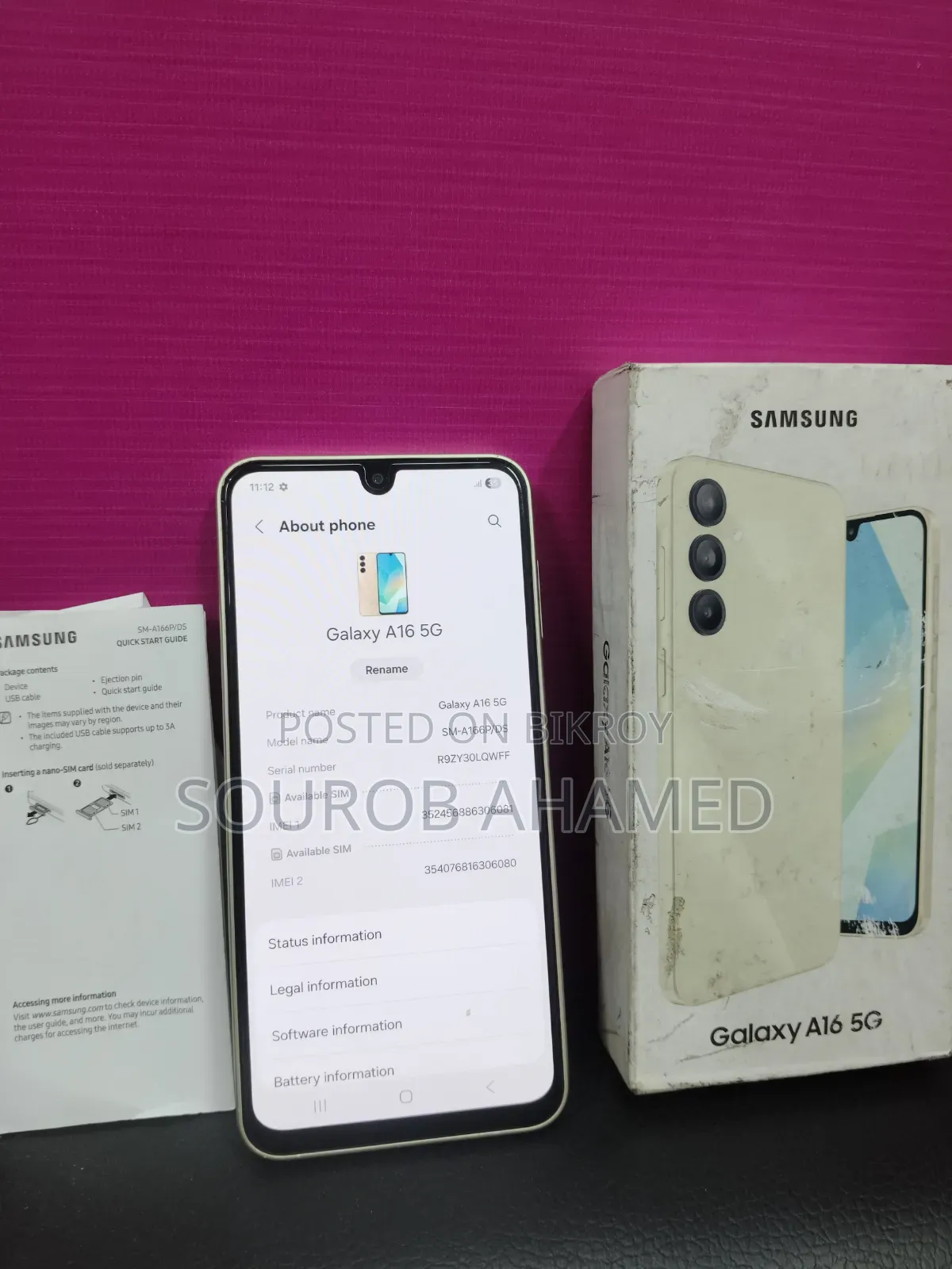 Samsung Galaxy A16 128 GB Yellow