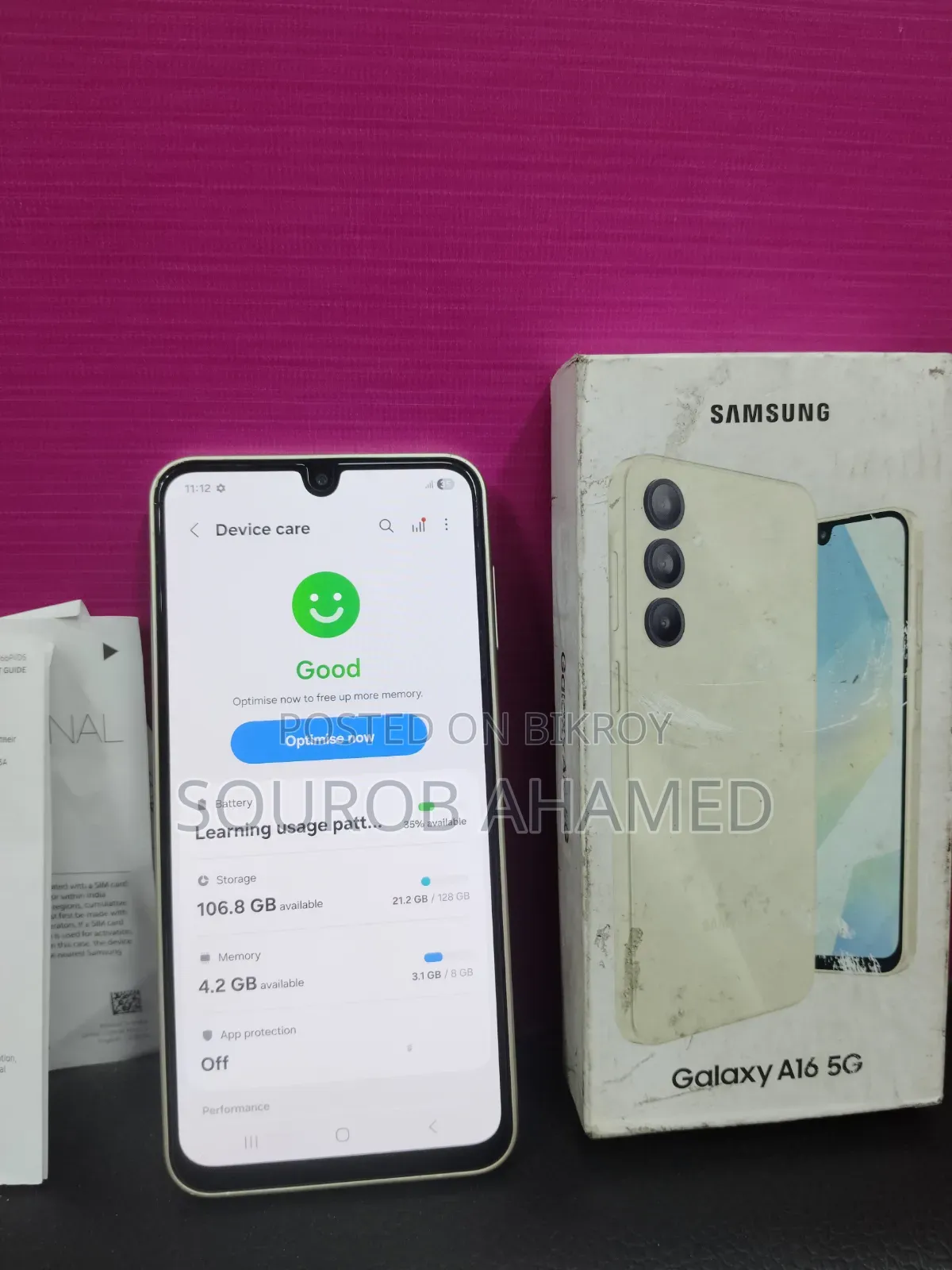 Samsung Galaxy A16 128 GB Yellow