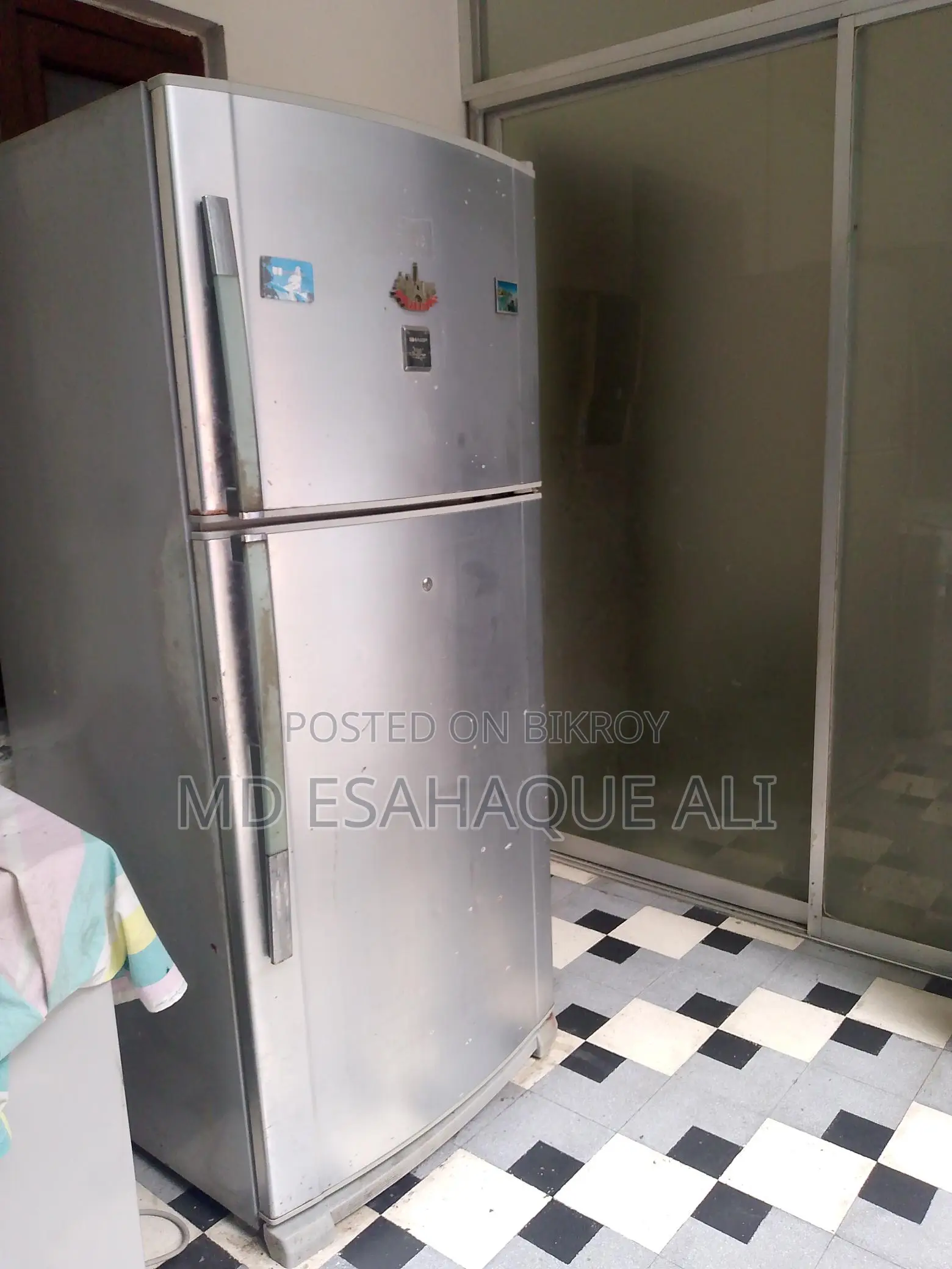 Selling SHARP Fridge. Even though it is old, it runs like brand new.