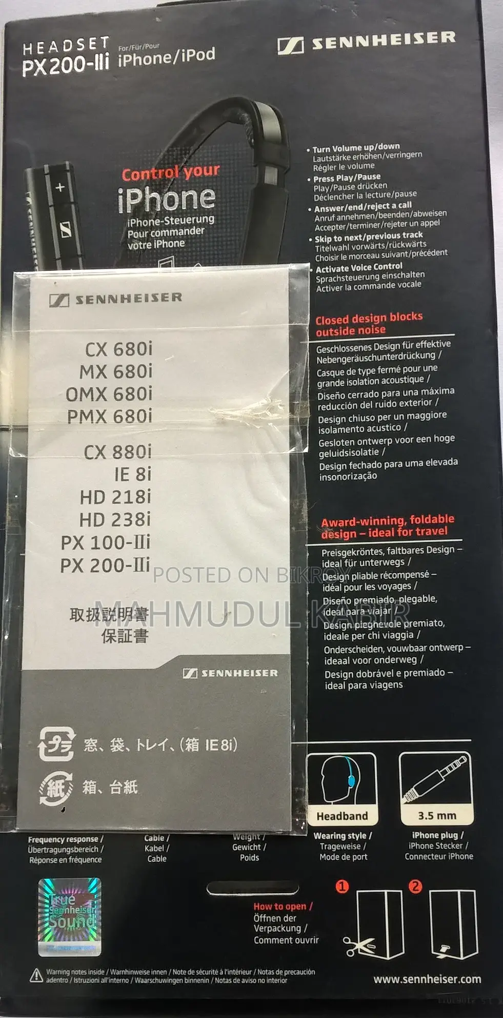 Sennheiser Px 200-Iii Headphone