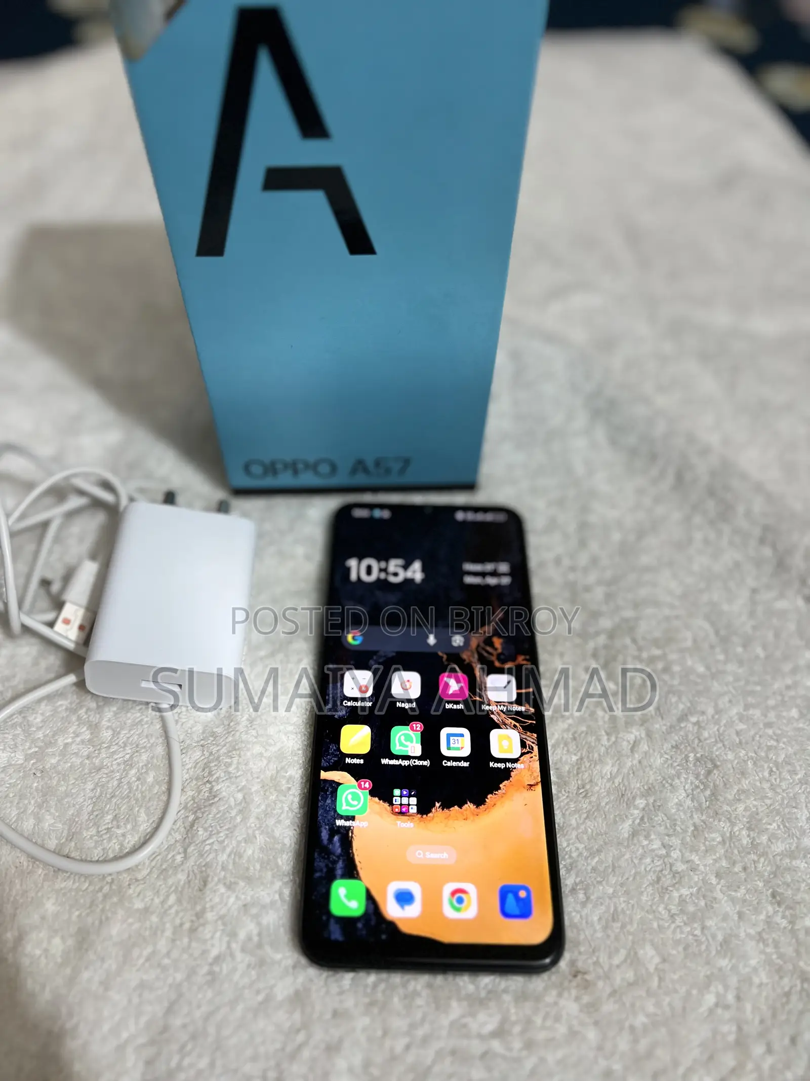 New Oppo A57 64 GB Black