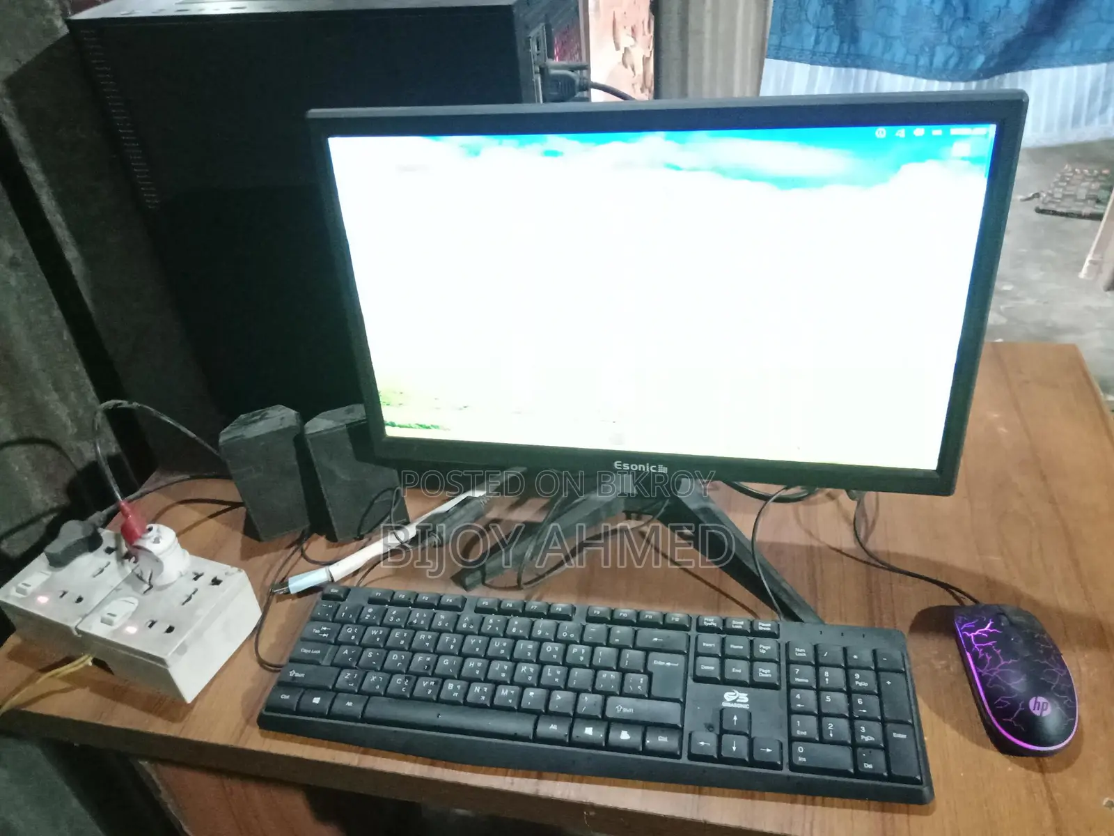 Desktop PC + Monitor Full Setup (Hot Deal)
