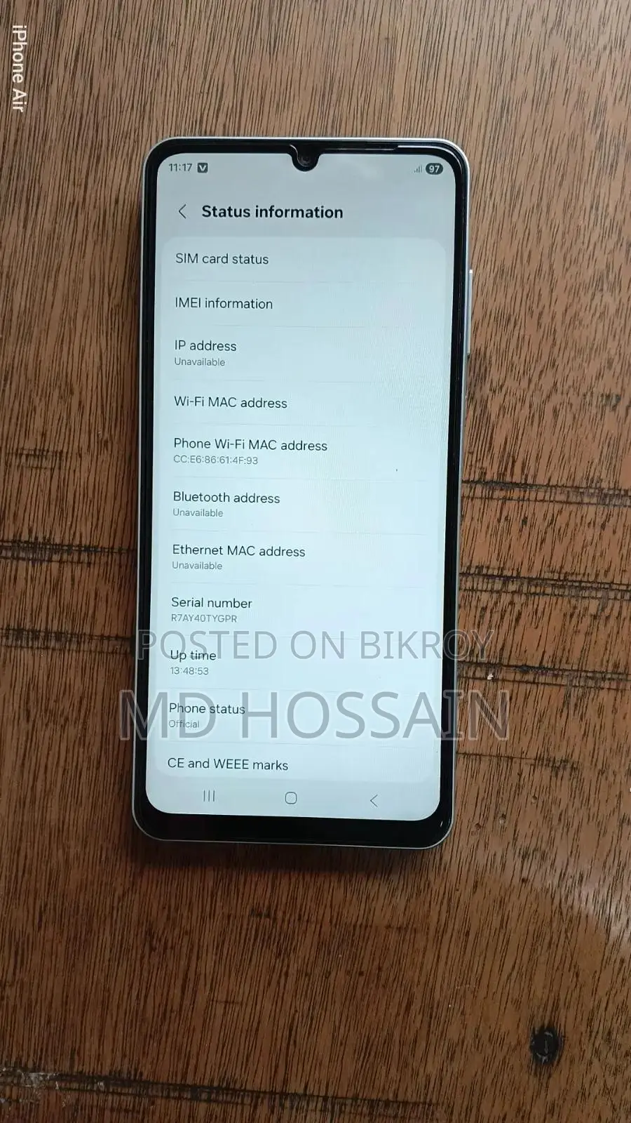 Samsung Galaxy A06 128 GB Blue