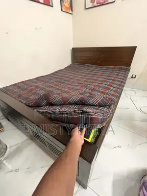 Double Bed with Mattress and Quilt