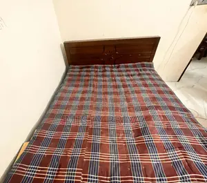 Double Bed with Mattress and Quilt