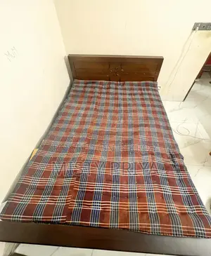 Double Bed with Mattress and Quilt
