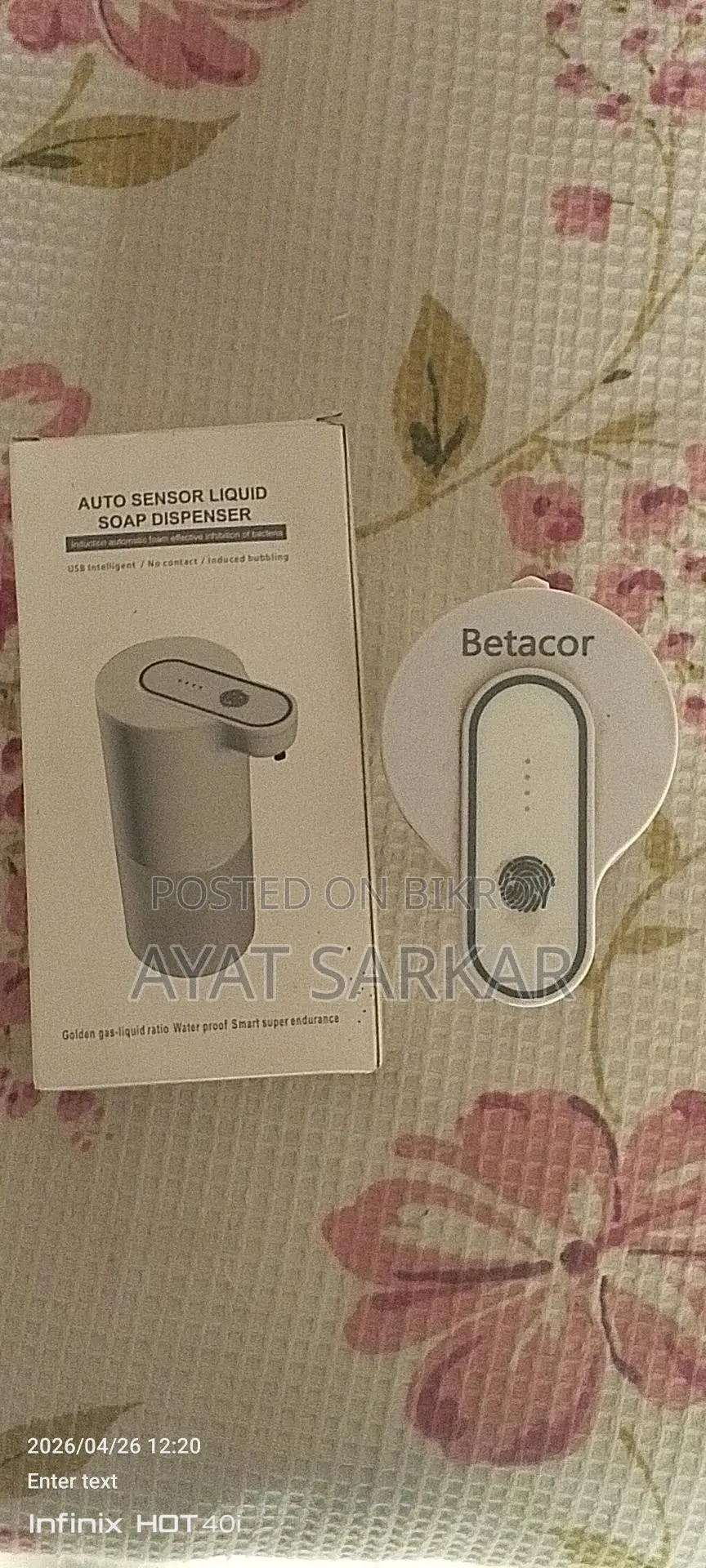 Auto Sensor Liquid Soap Dispenser