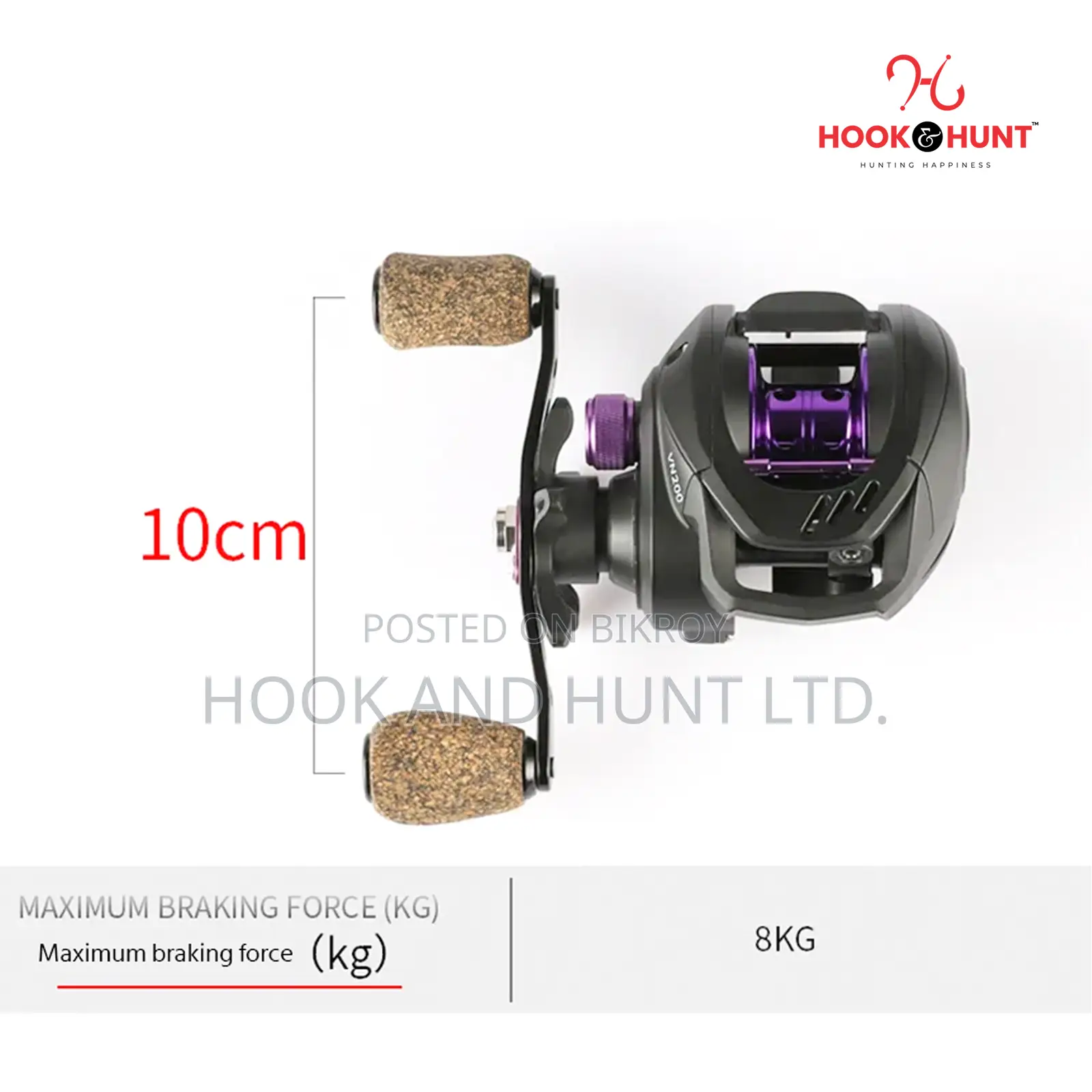 VN 200 Baitcasting Reel Anti-Seawater Magnetic