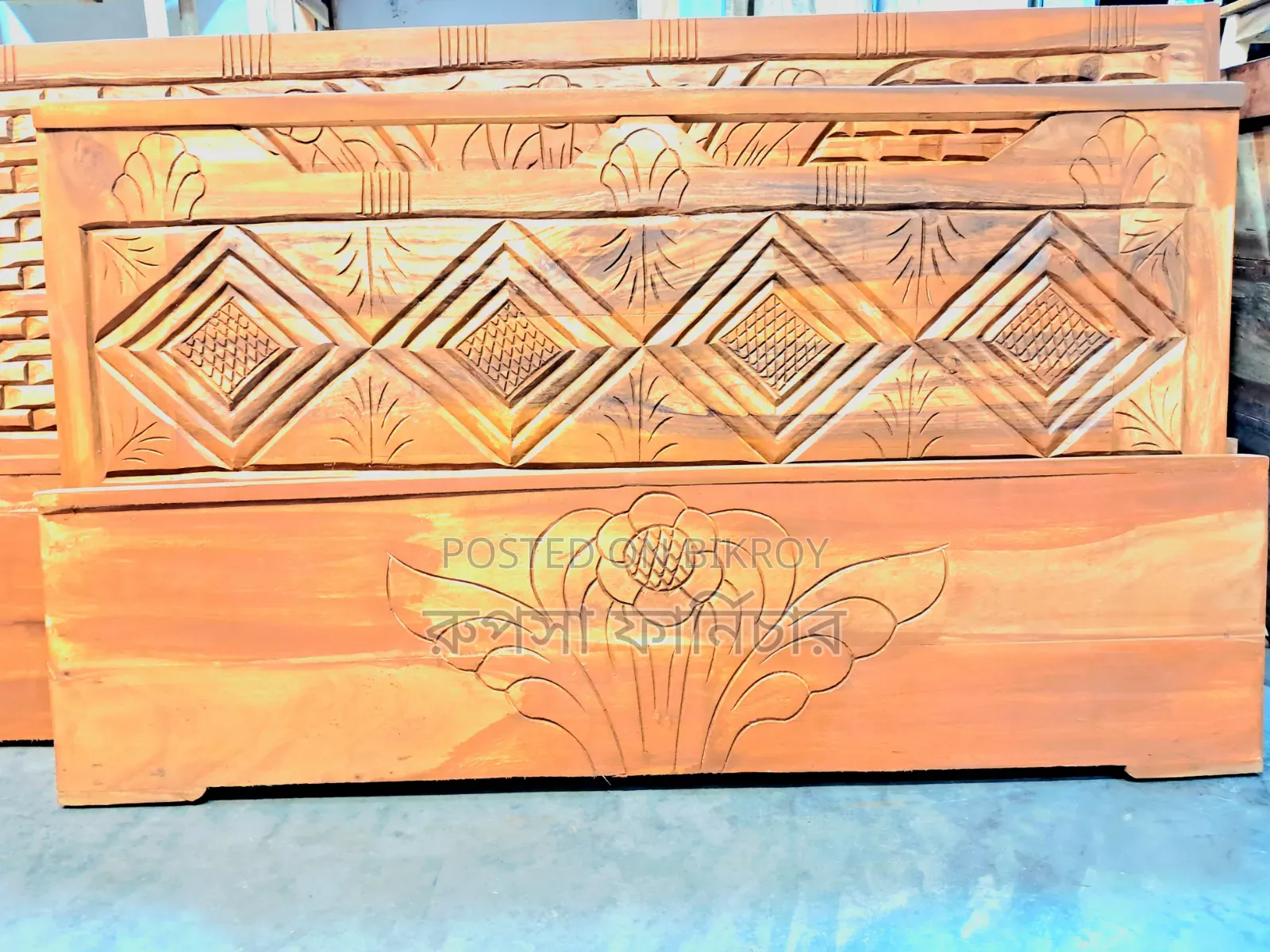 5/7 Feet Semi-Box Bed