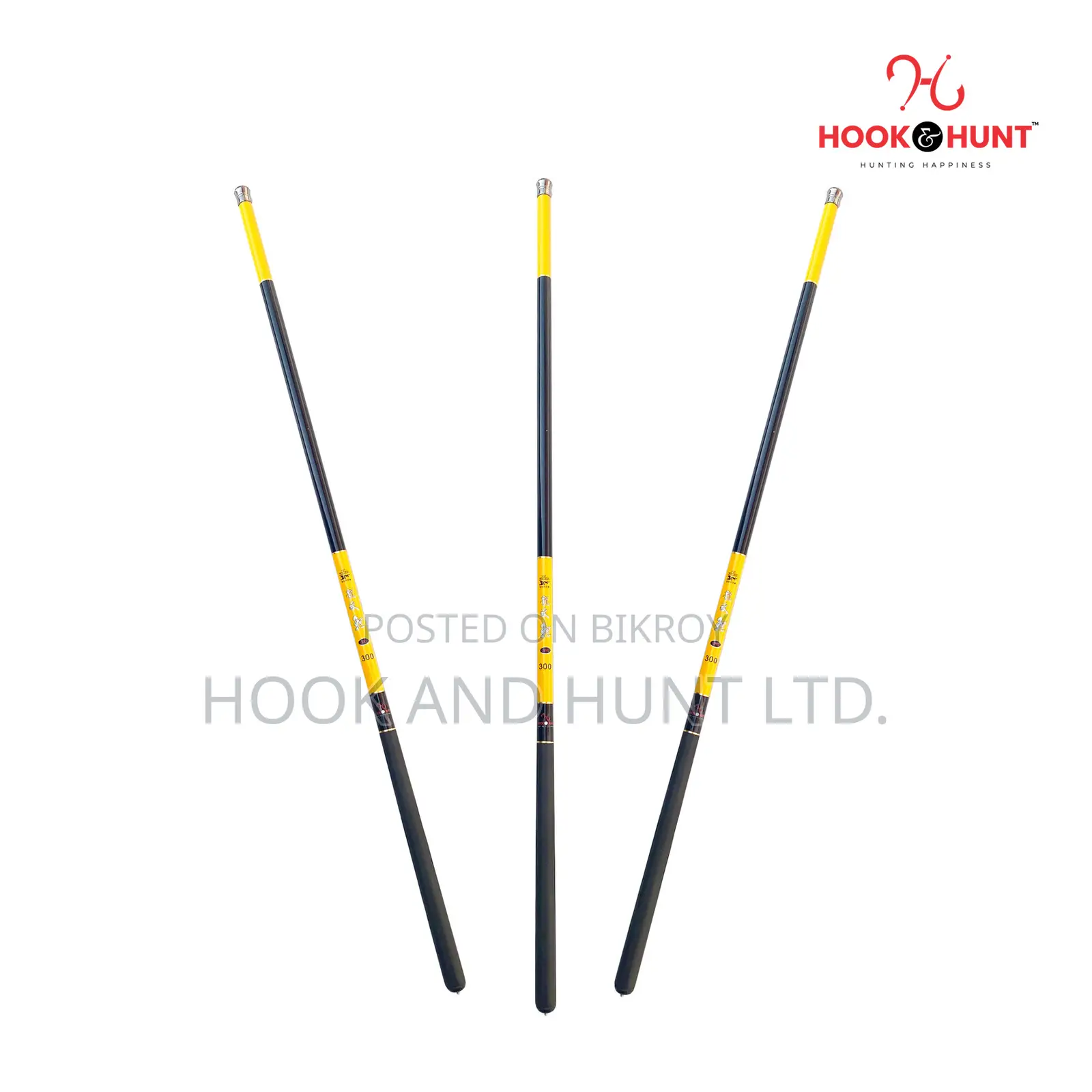 New Yellow Carbon Fishing Rod 300–450cm Ultra Light