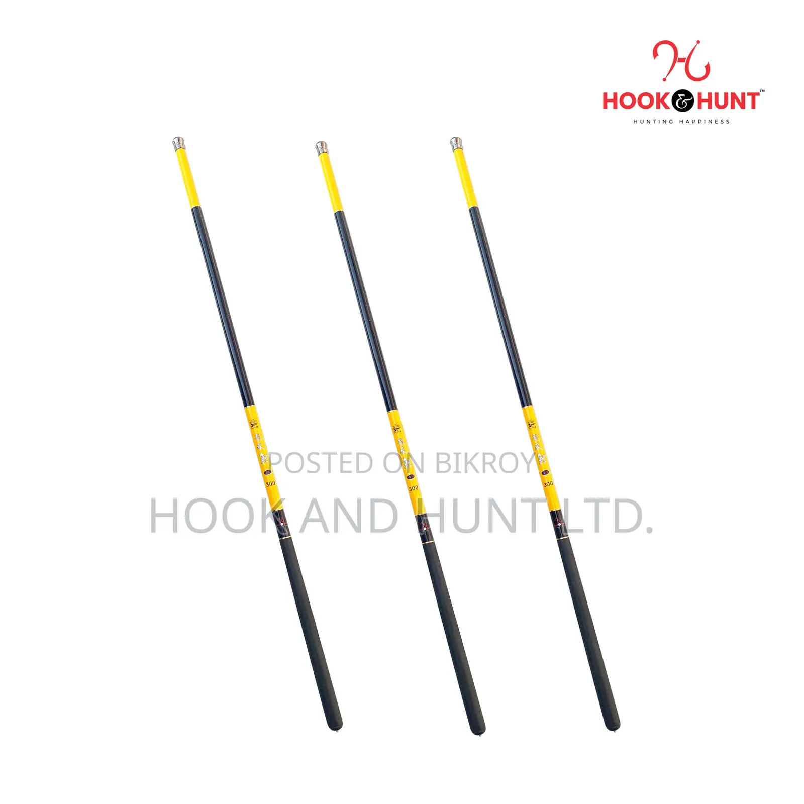 New Yellow Carbon Fishing Rod 300–450cm Ultra Light