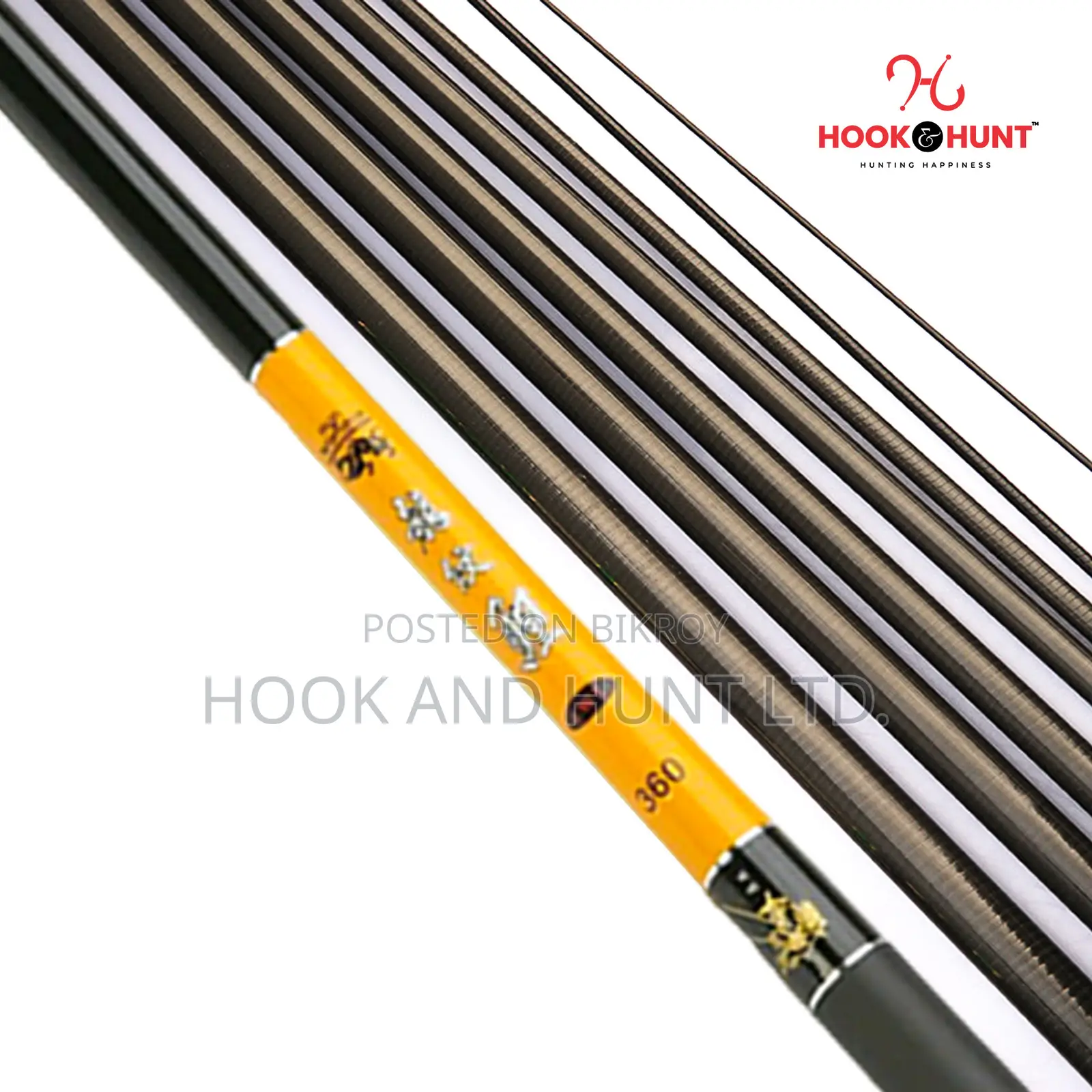 New Yellow Carbon Fishing Rod 300–450cm Ultra Light