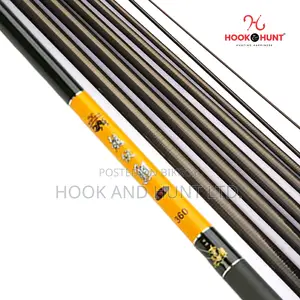 New Yellow Carbon Fishing Rod 300–450cm Ultra Light