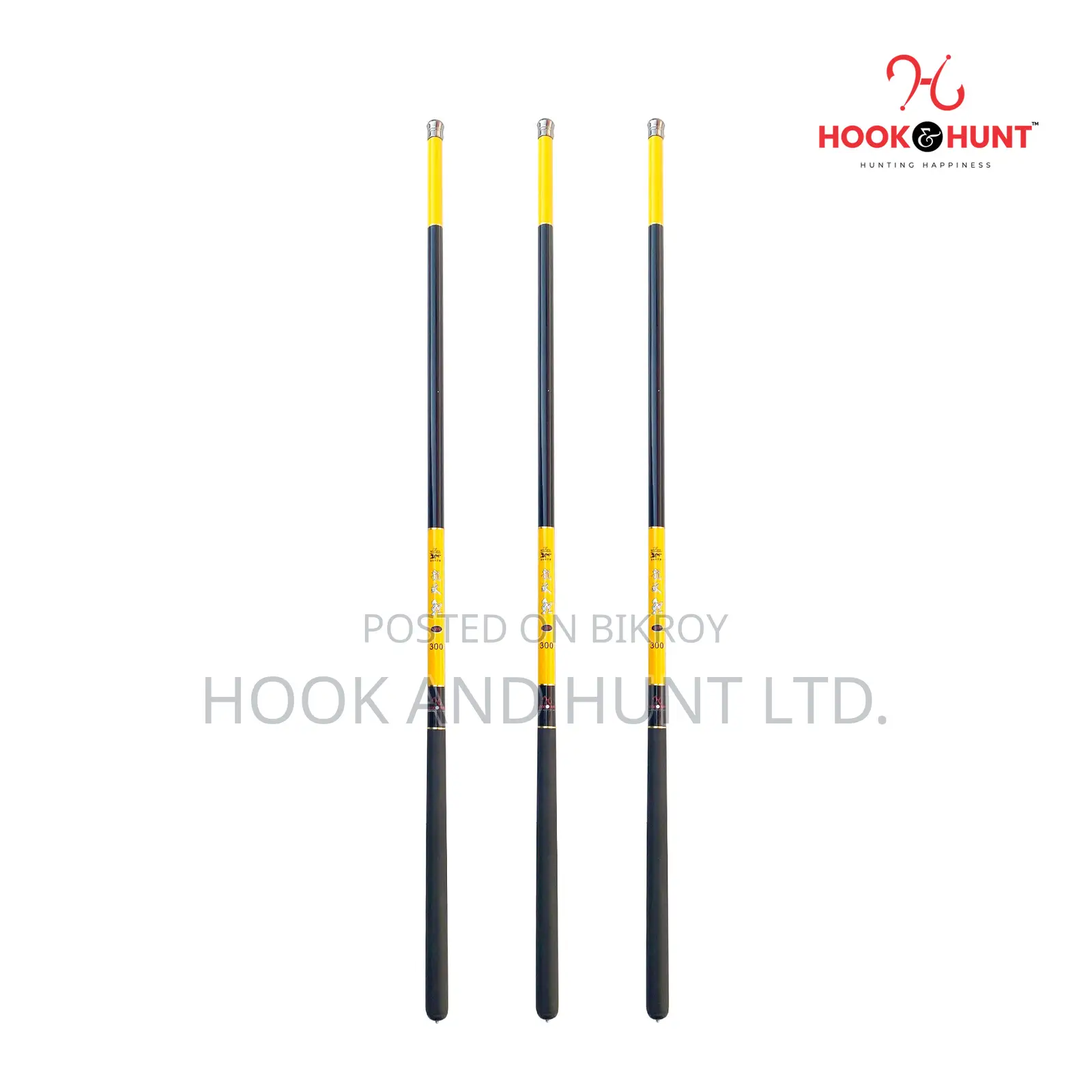 New Yellow Carbon Fishing Rod 300–450cm Ultra Light
