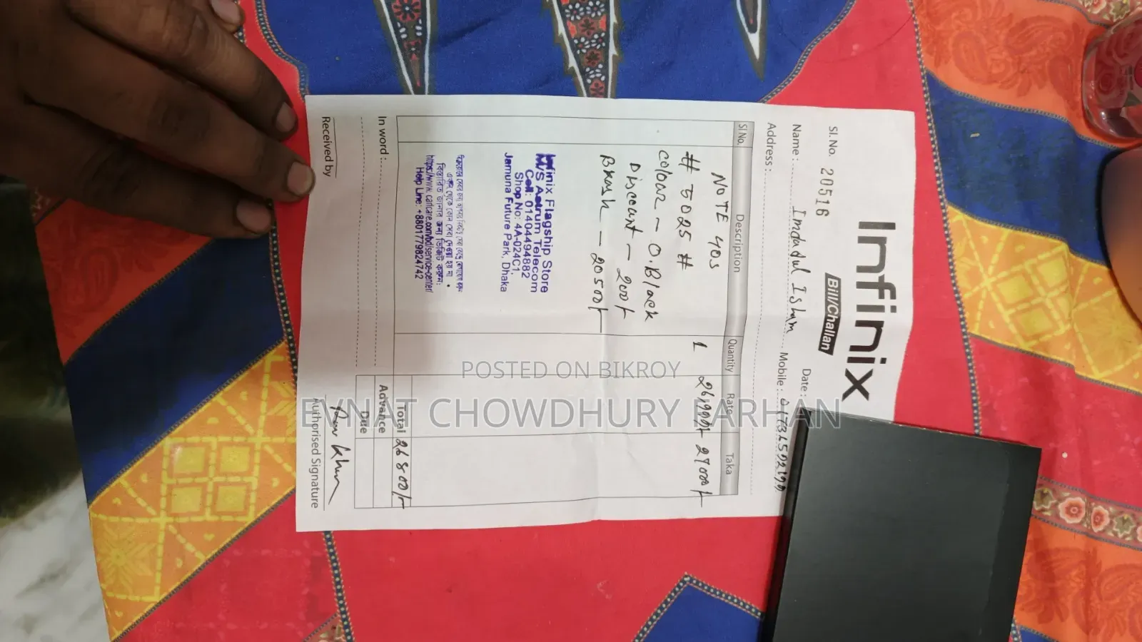 Infinix Note 40S 256 GB Blue