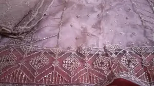 Muslin Fabric Dress and Scarf