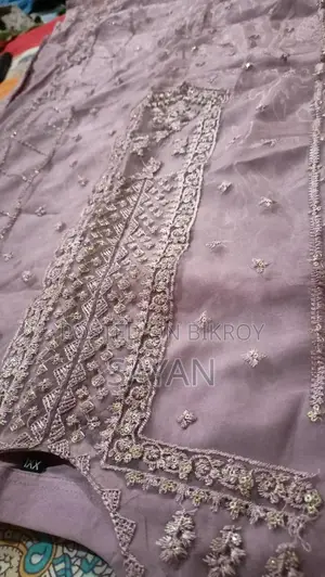Muslin Fabric Dress and Scarf