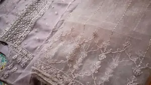 Muslin Fabric Dress and Scarf