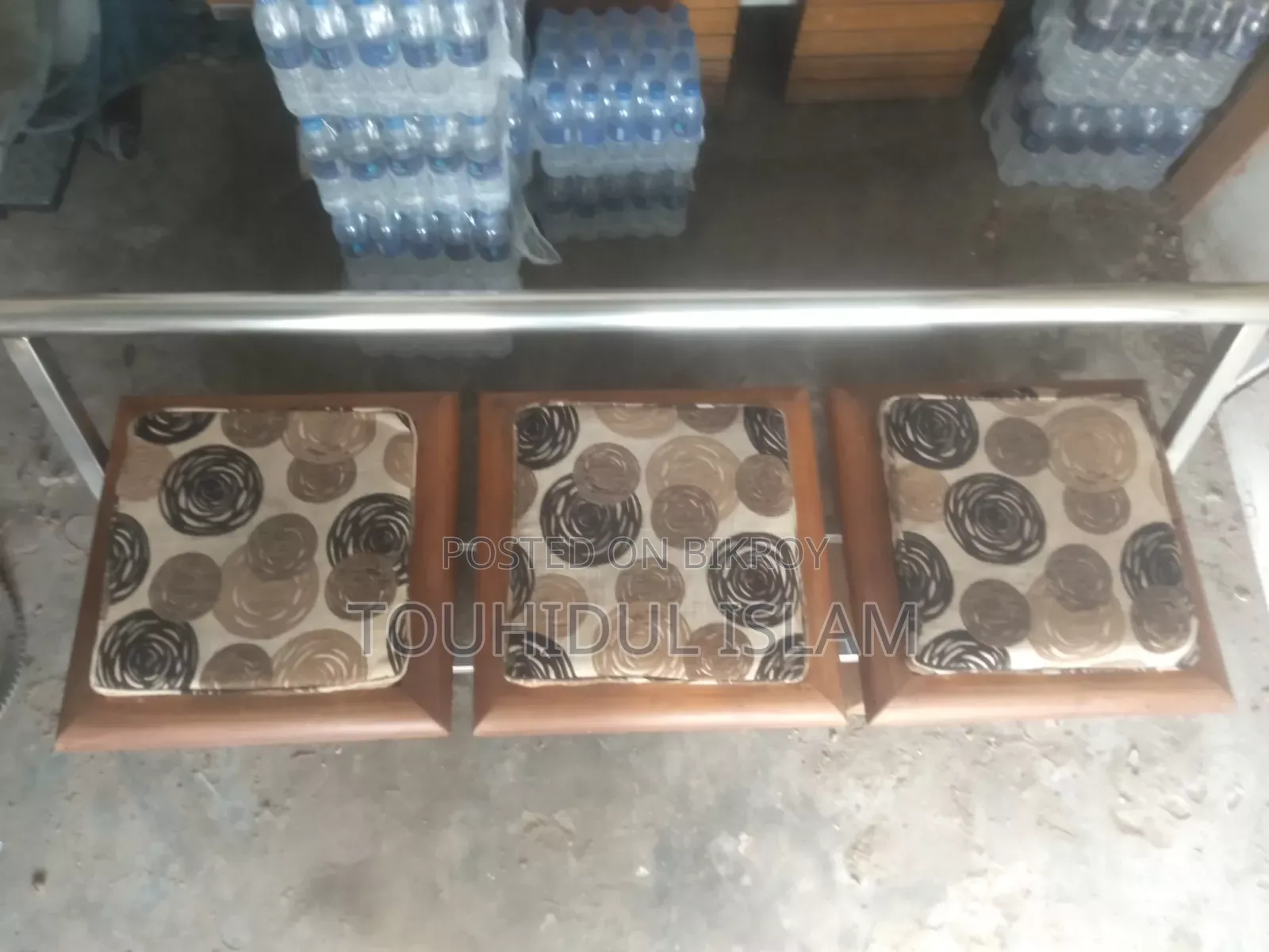 SSO Mahogany Wood Sofa