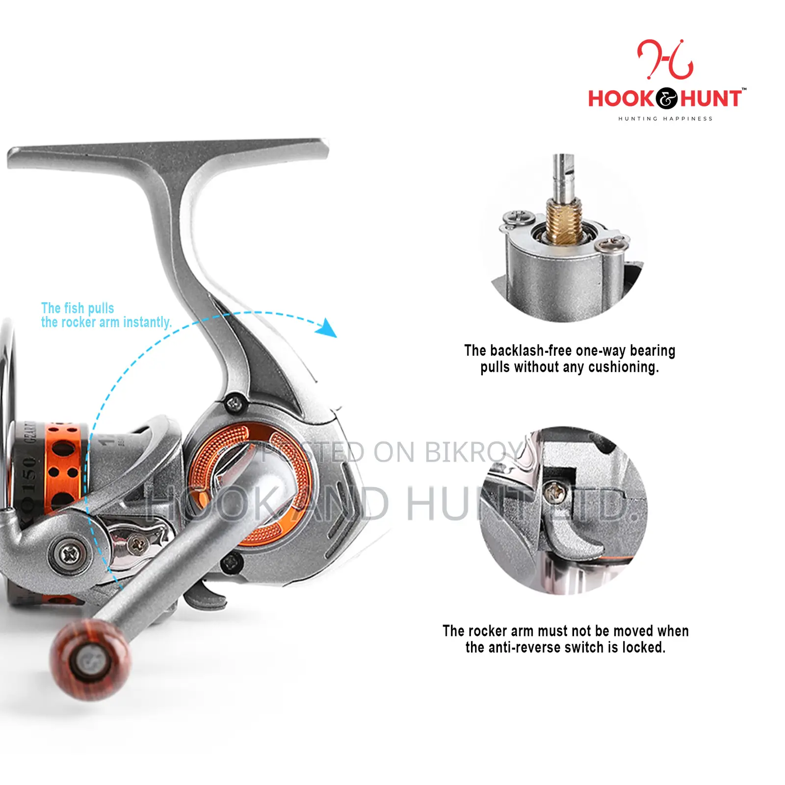 XO150 Mini Ice Fishing Reel Lightweight Compact