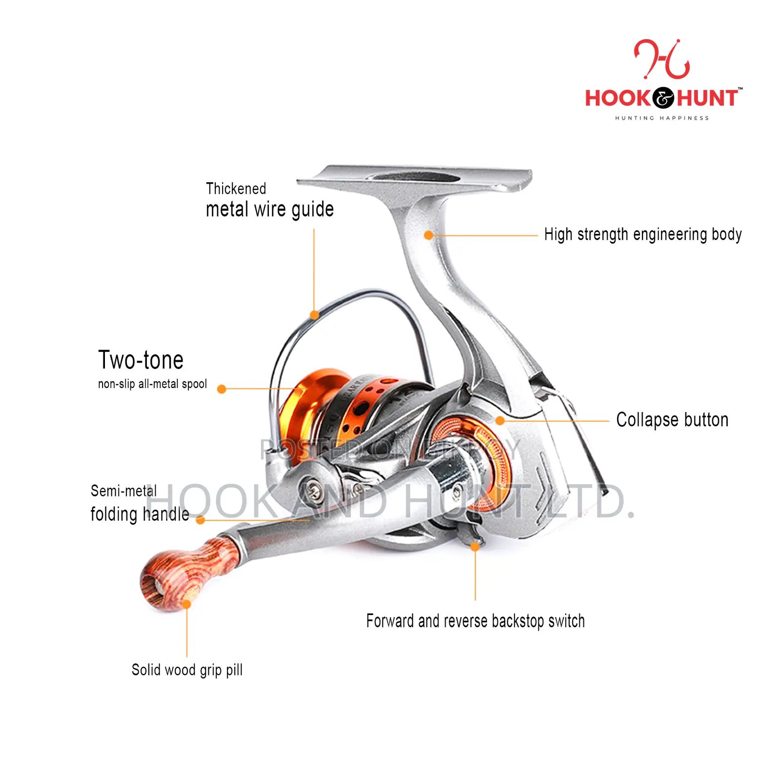 XO150 Mini Ice Fishing Reel Lightweight Compact