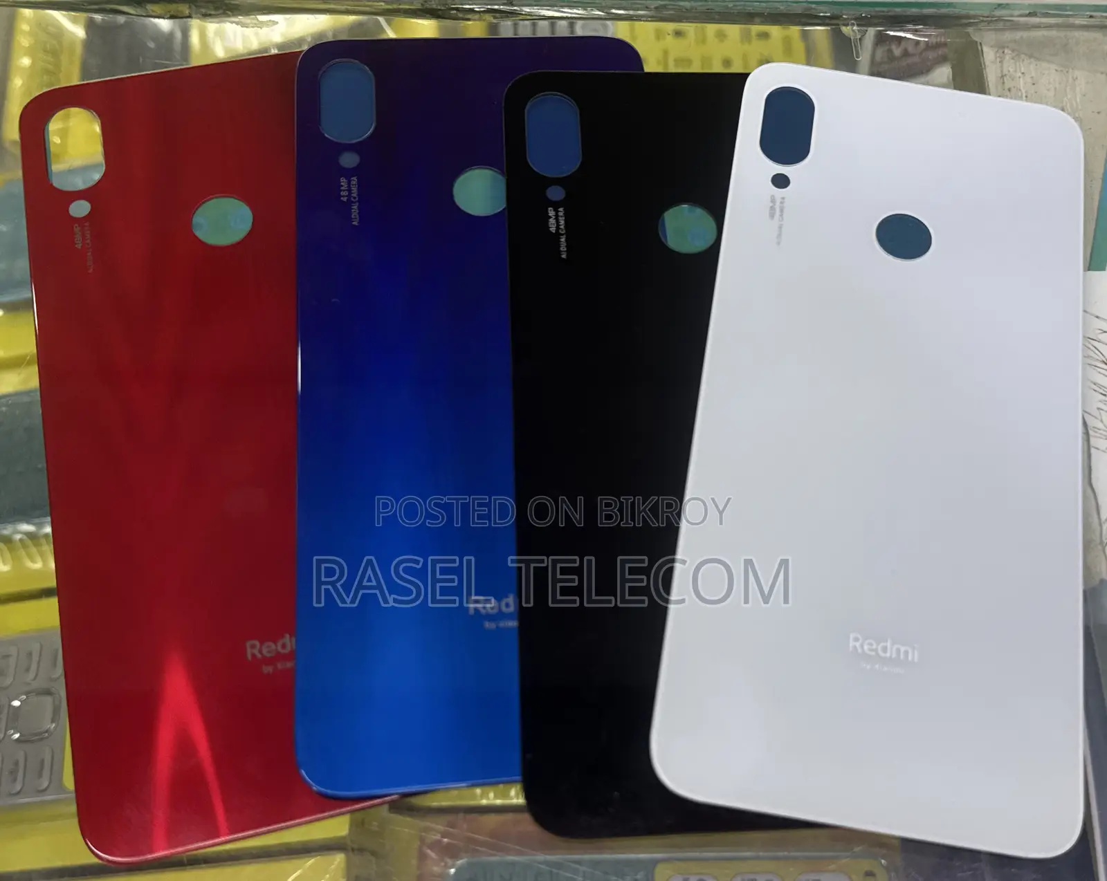 Redmi Note 7 / 7 Pro Back Shell - All Colors Available Premium Quality