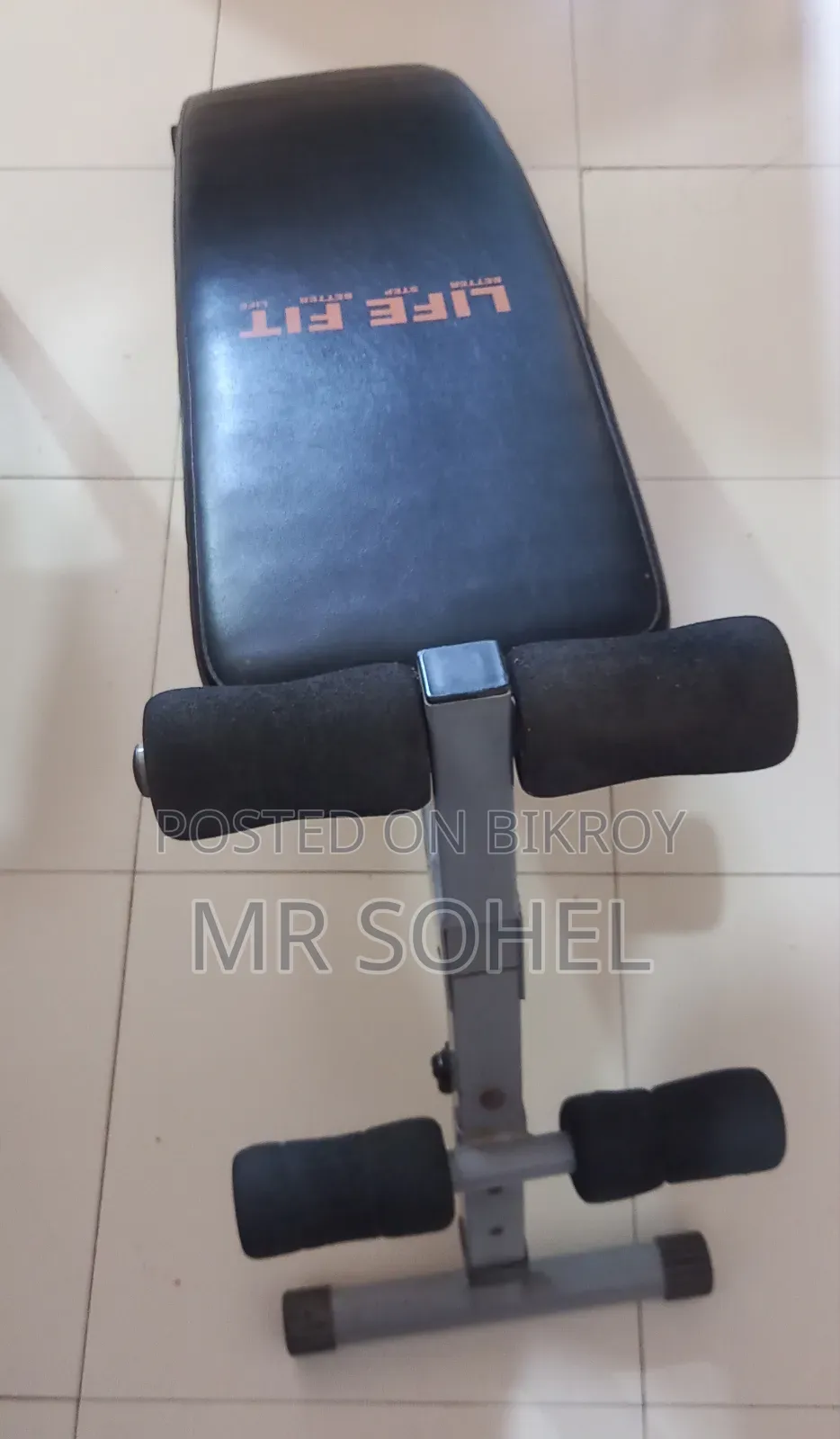 Gym Sit Up Bench, Abdominal Crunch Exercise Bench