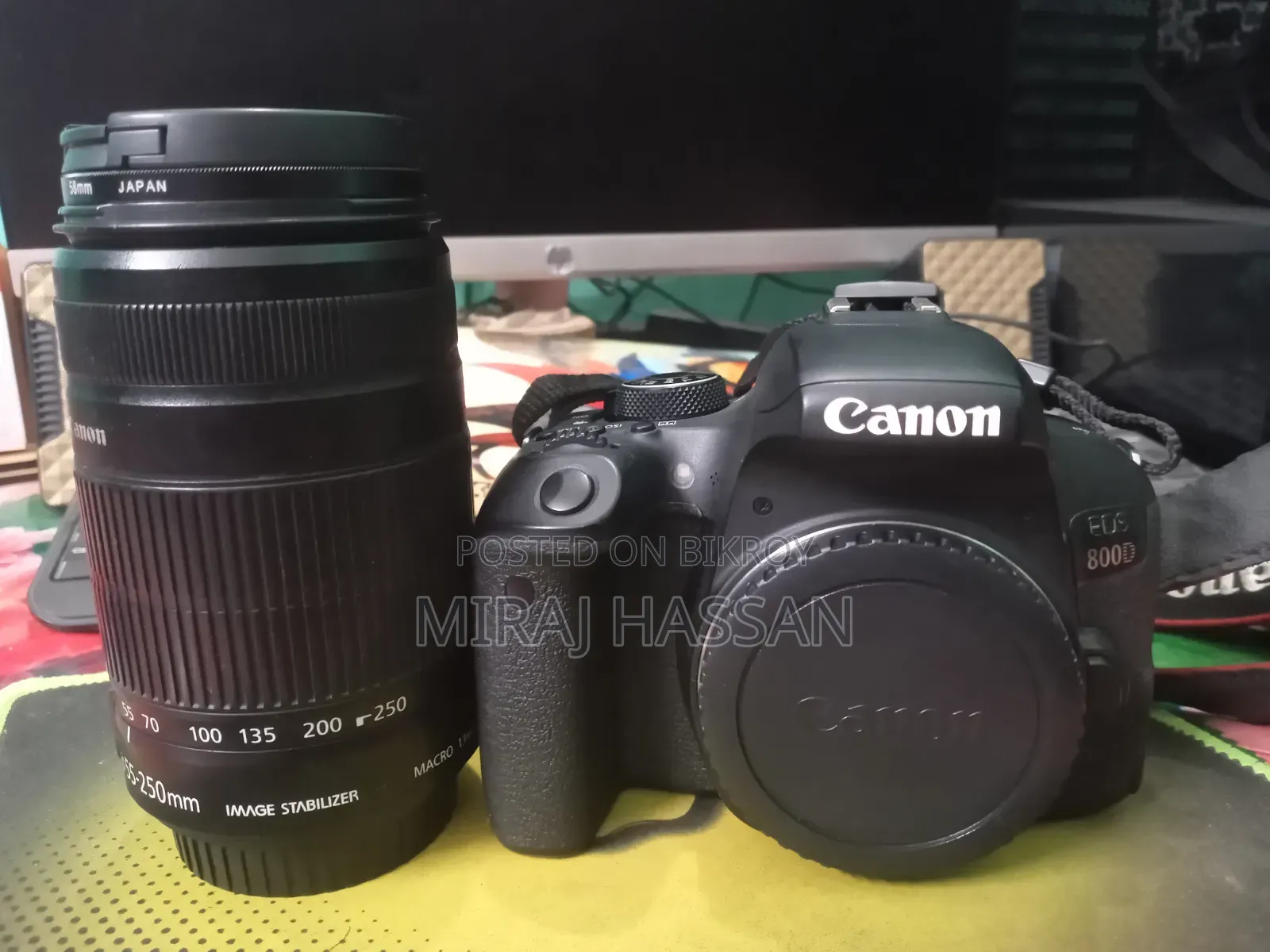 Canon 800d 55-250mm Is Zoom Lens