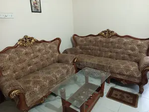 Gorgeous 5-Seat Sofa Set with Tea Table - Urgent Sale