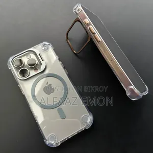Airbag Metal Lens Bracket Phone Case for iPhone 15-16pro Pro Max