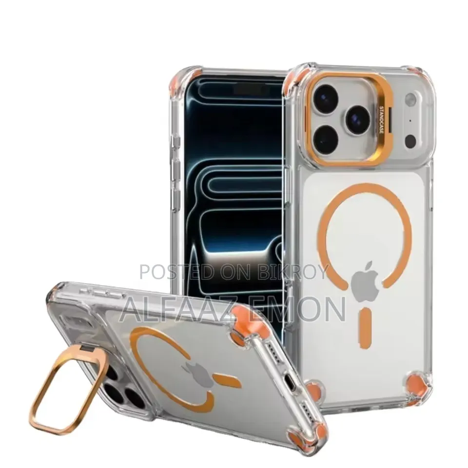 Airbag Metal Lens Bracket Phone Case for iPhone 15-16pro Pro Max