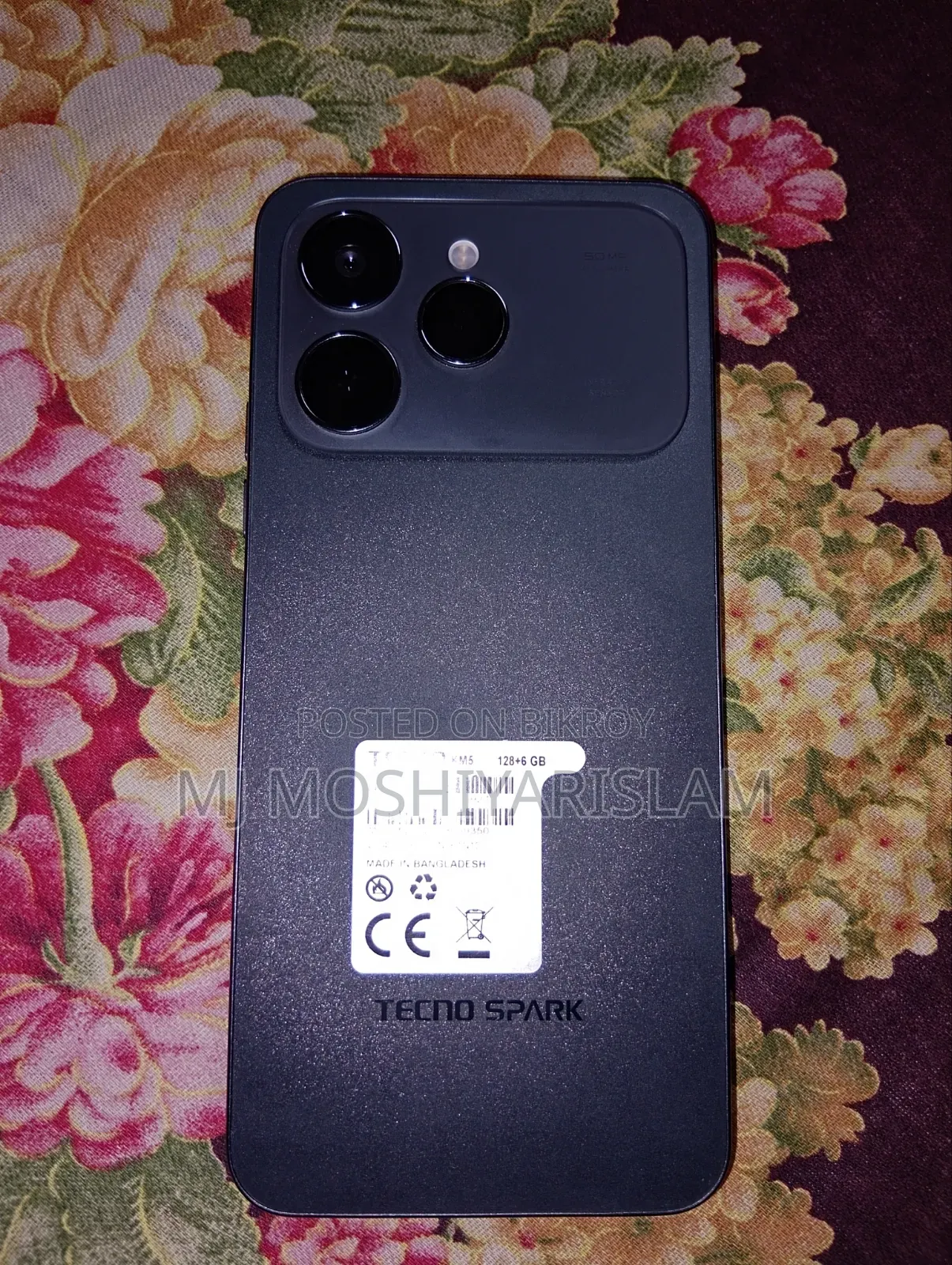 Tecno Spark 40 128 GB Black
