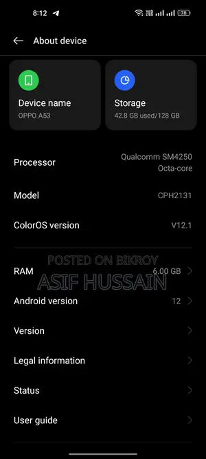 OPPO A53 (Used)