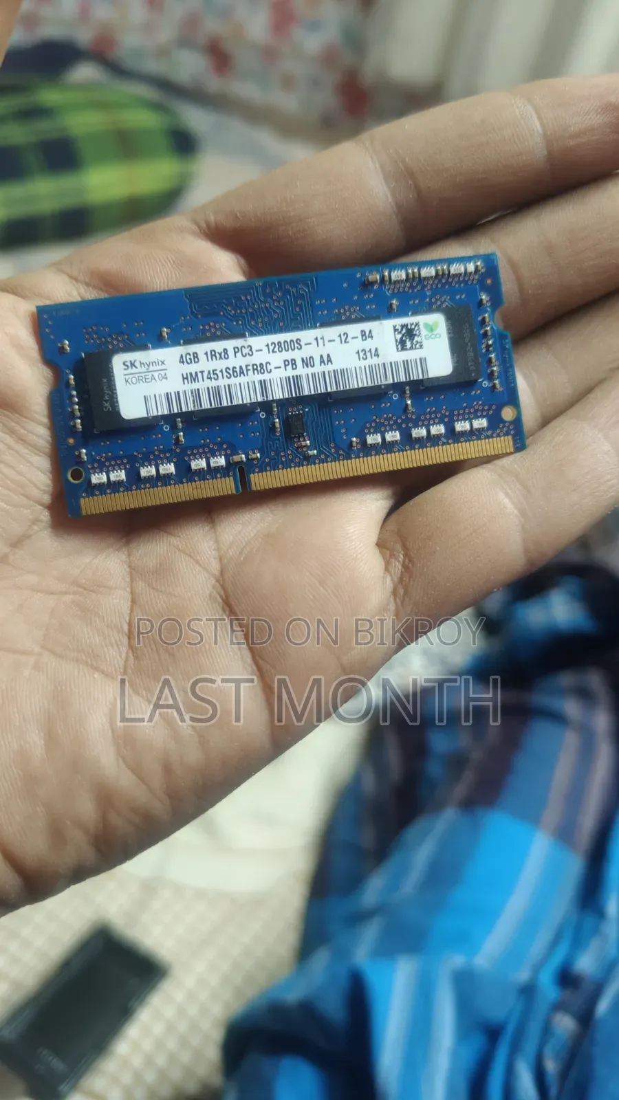 3-Month Used DDR3 RAM