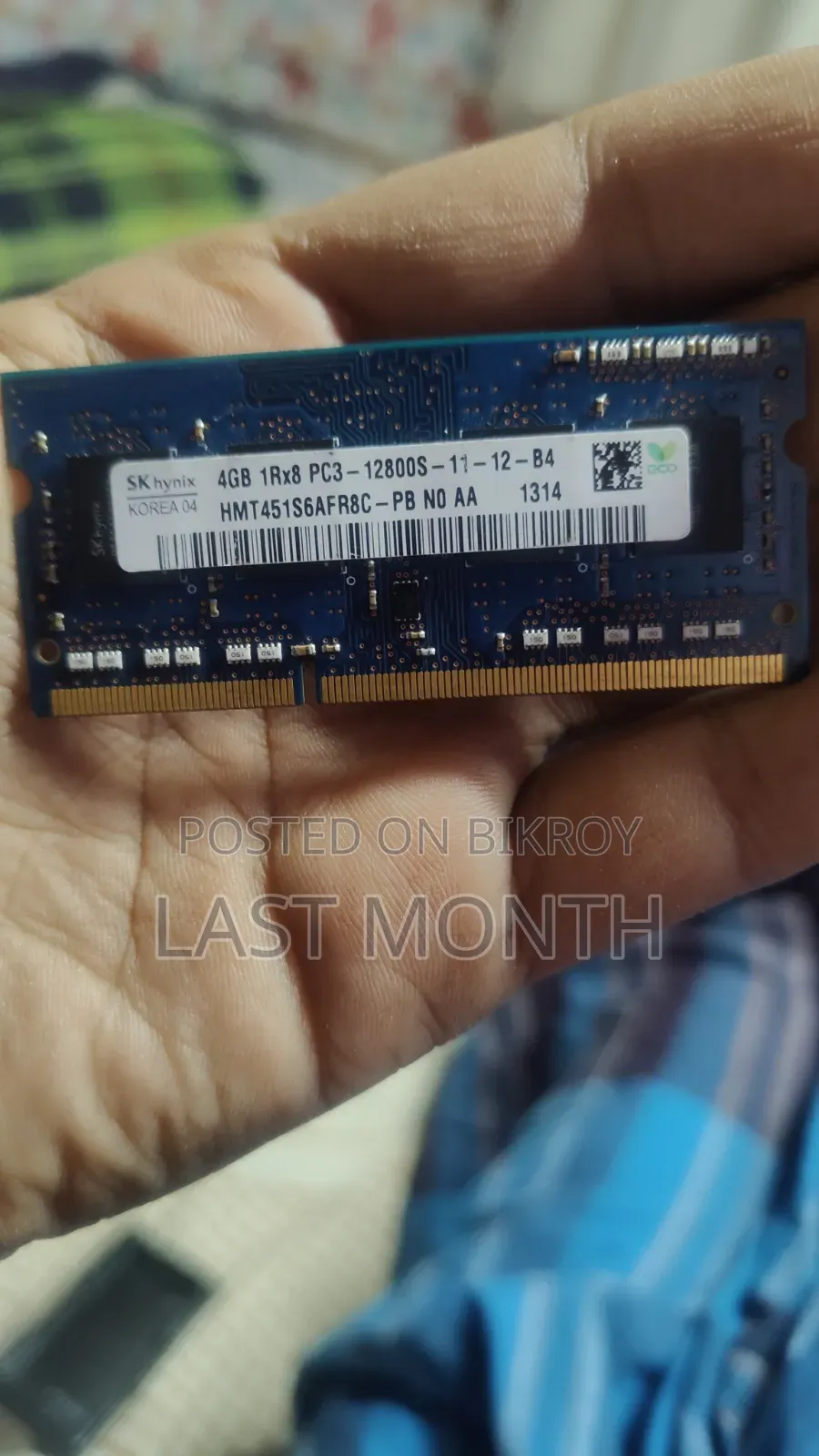 3-Month Used DDR3 RAM
