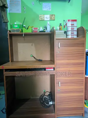 Computer Table with Wardrobe