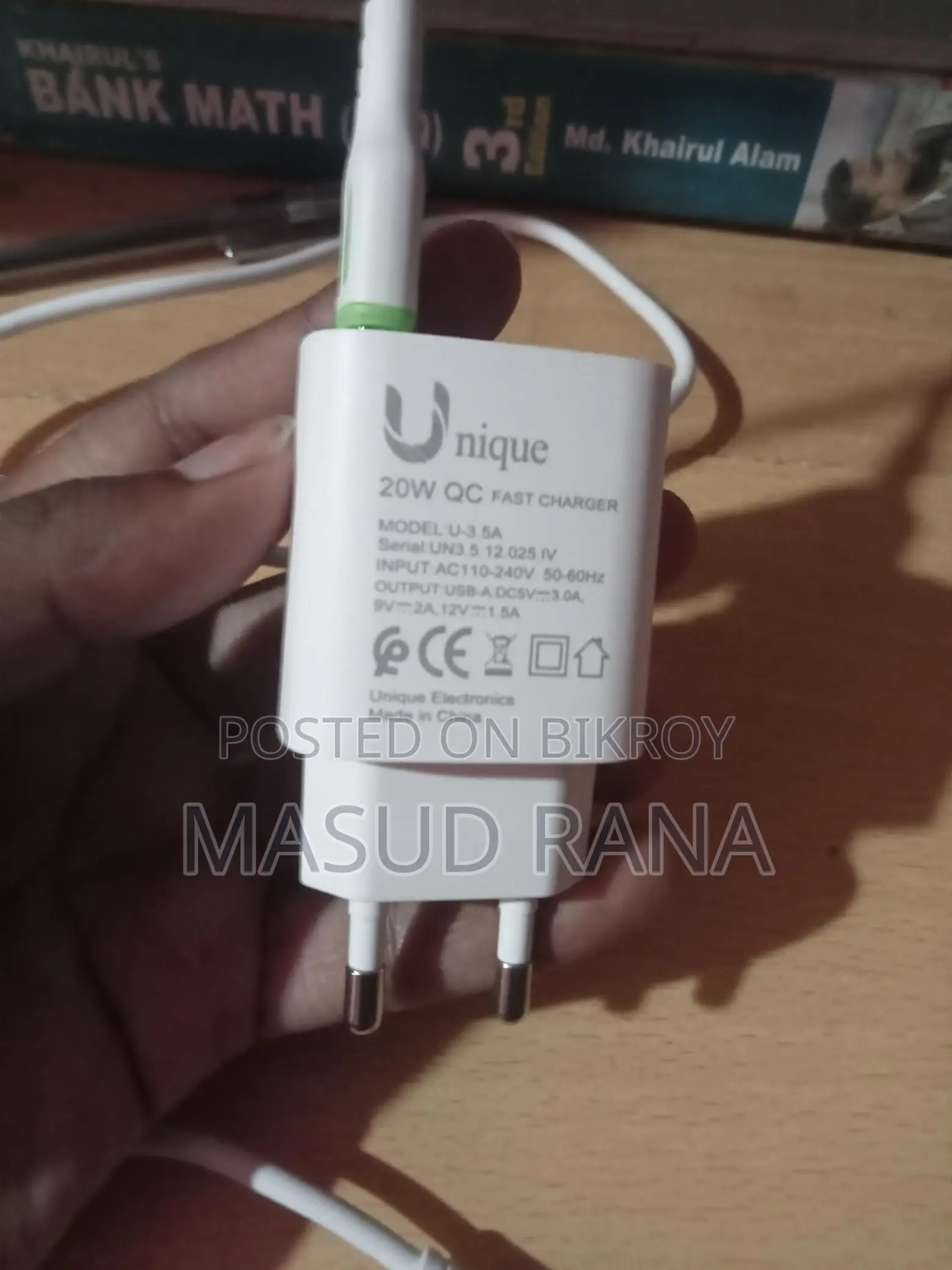 Unique Brand Type-C Charger for Sale