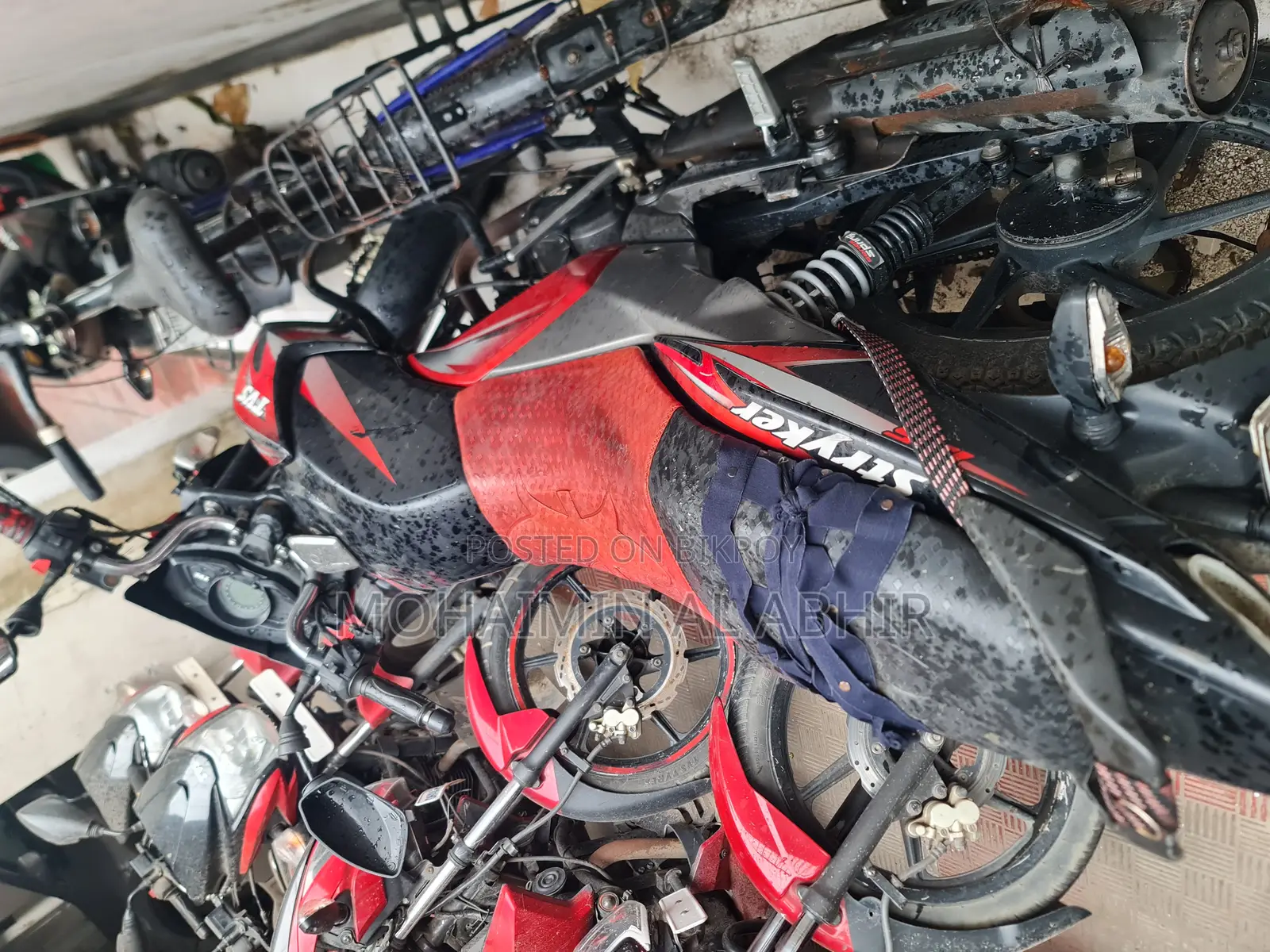 TVS Stryker 125 2017 Red