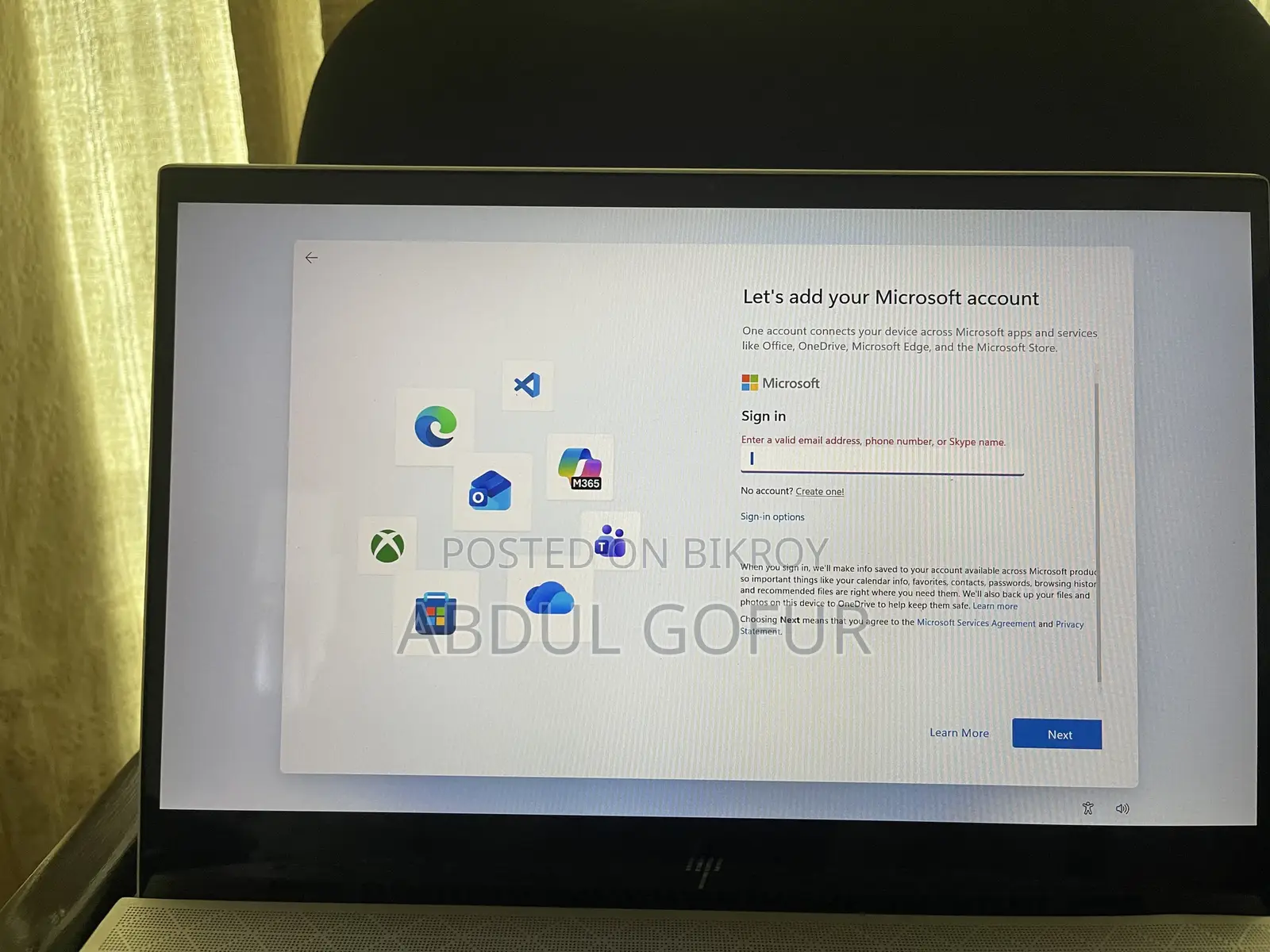 Laptop HP Envy 13 8GB Intel Core i5 HDD 256GB