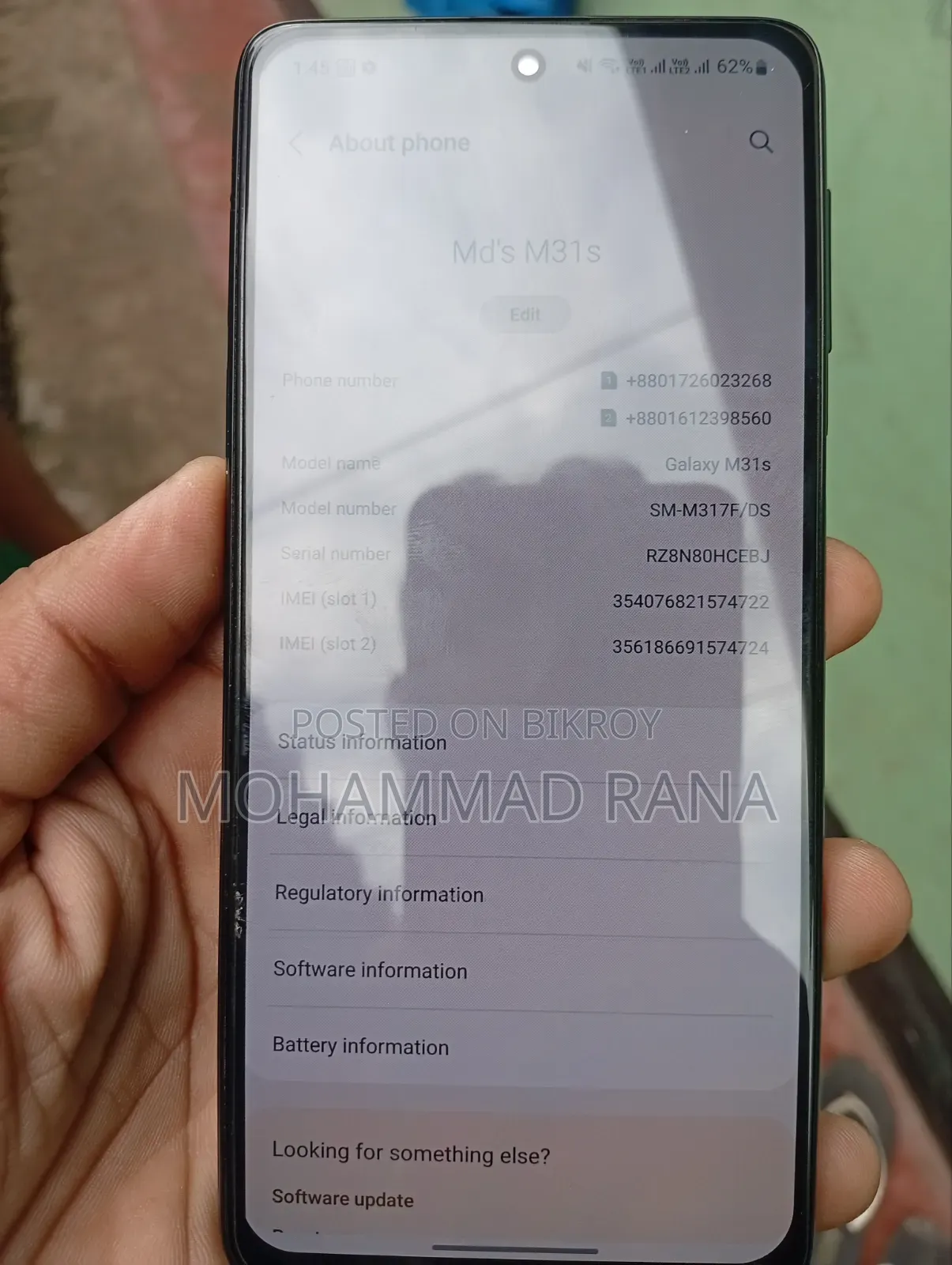 Samsung Galaxy M31s 128 GB Silver