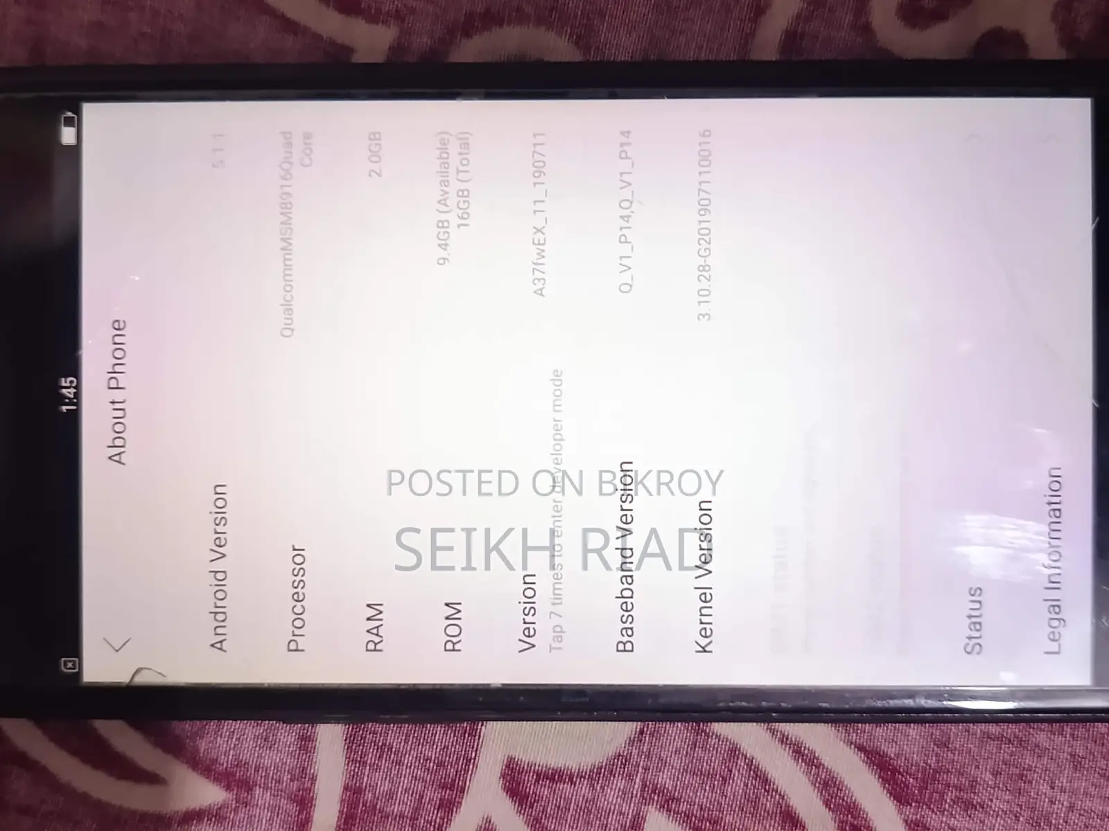 OPPO A37fw (Used)