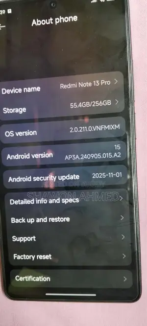 Xiaomi Redmi Note 13 Pro . (Used)