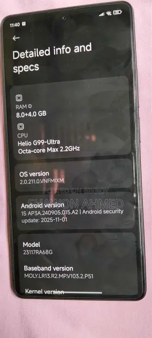 Xiaomi Redmi Note 13 Pro . (Used)