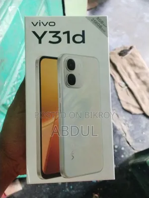 New Vivo Y31d 256 GB White