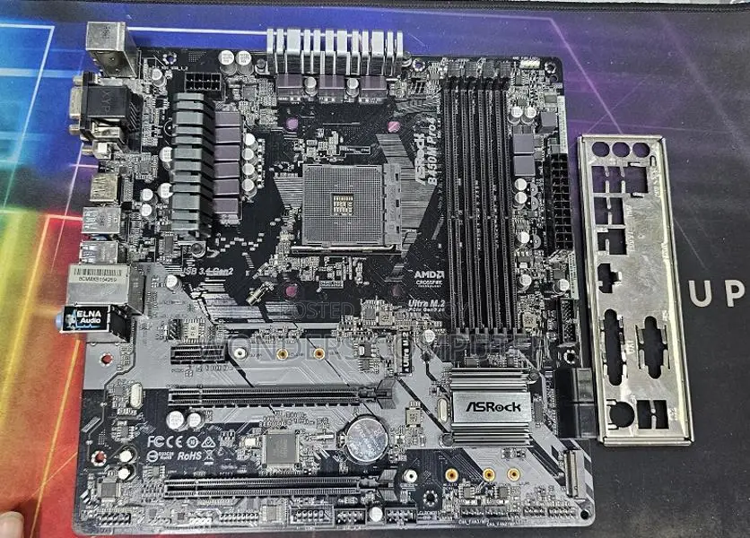 ASRock B450M PRO4 R2.0 AM4 AMD Promontory B450 Micro ATX Motherboard