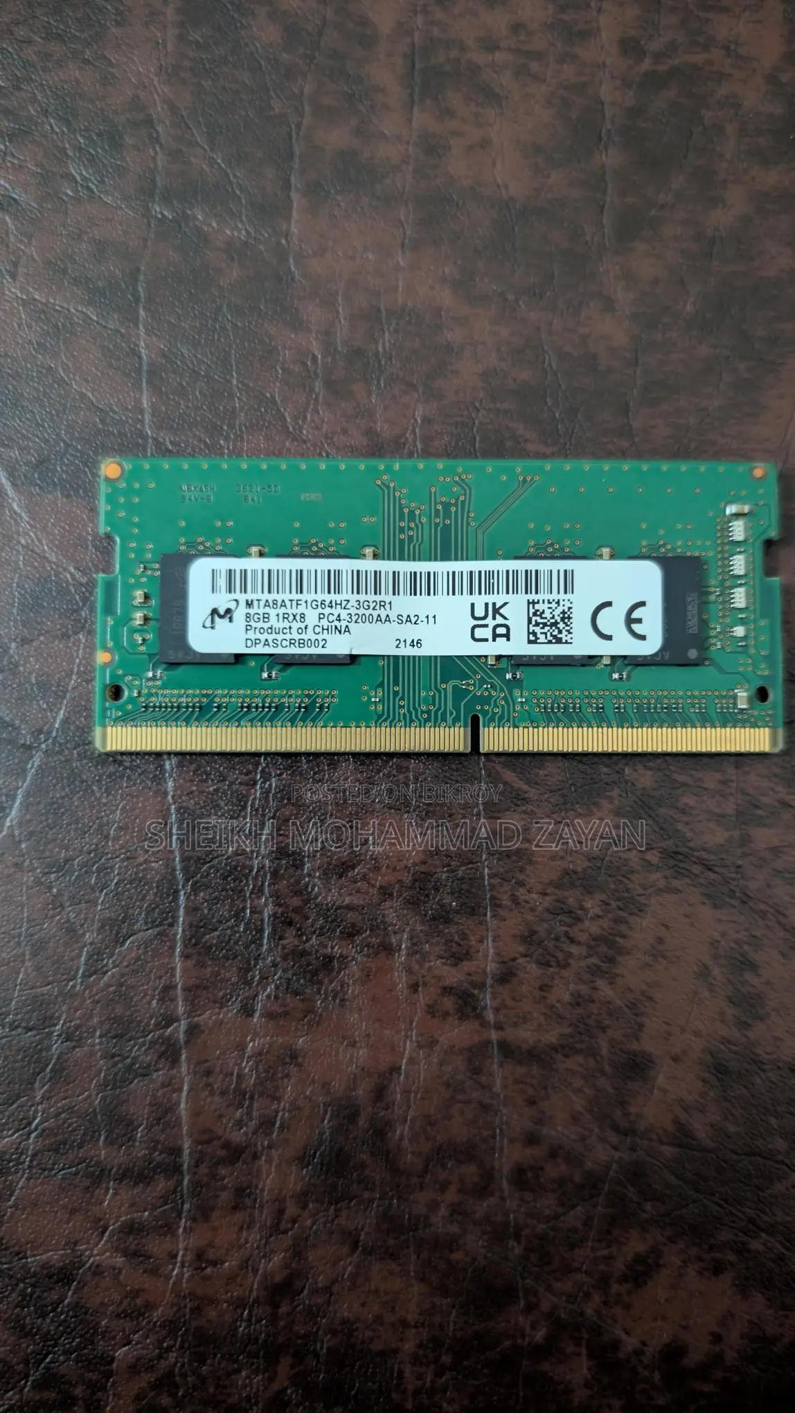 HP Original Laptop RAM for Sale
