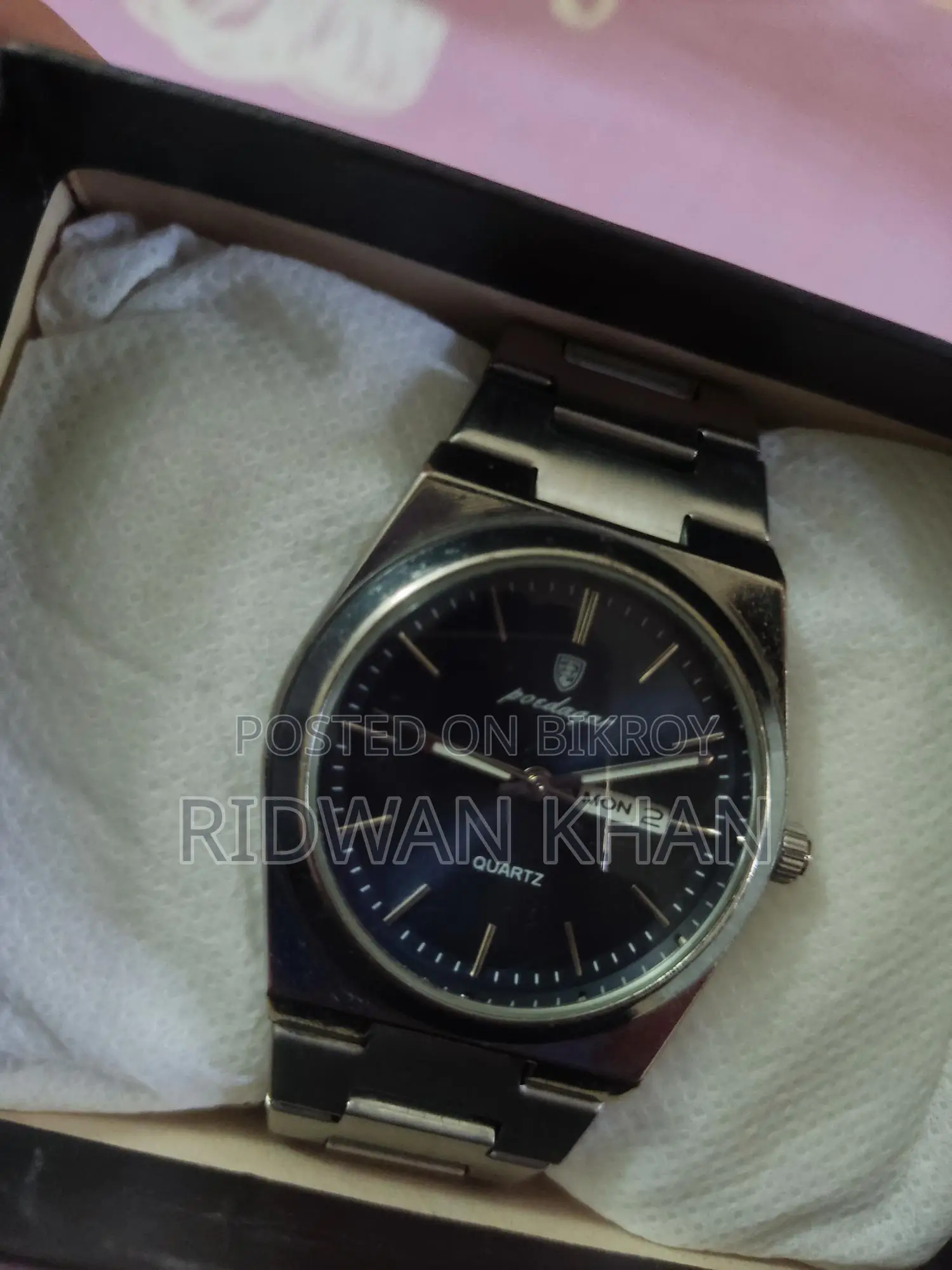 Poedagar 930 luxury stainless steel quartz watch