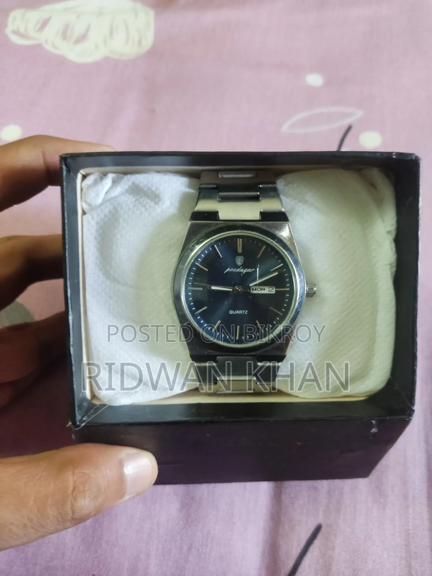 Poedagar 930 luxury stainless steel quartz watch